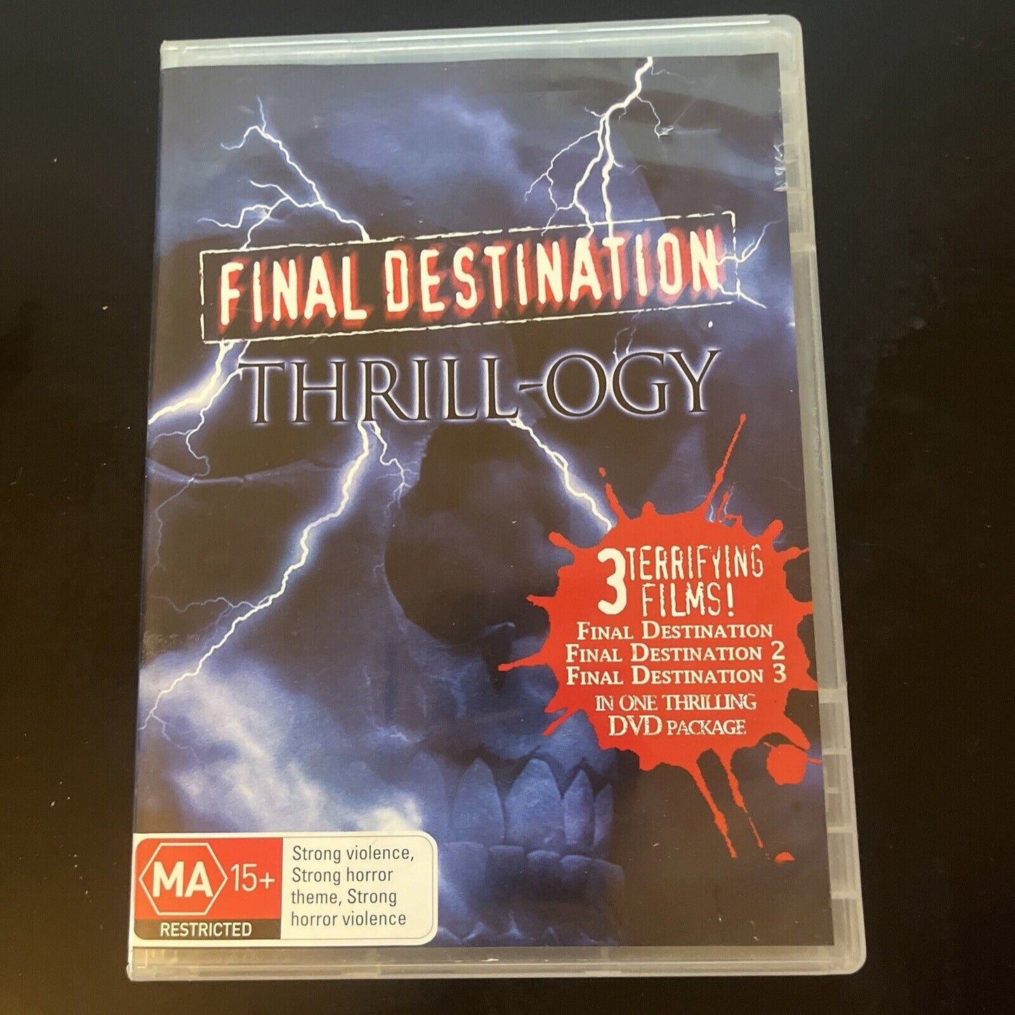 Final Destination 1,2,3 Thrill-ogy Pack (DVD, 3-Disc) Devon Sawa Region 4