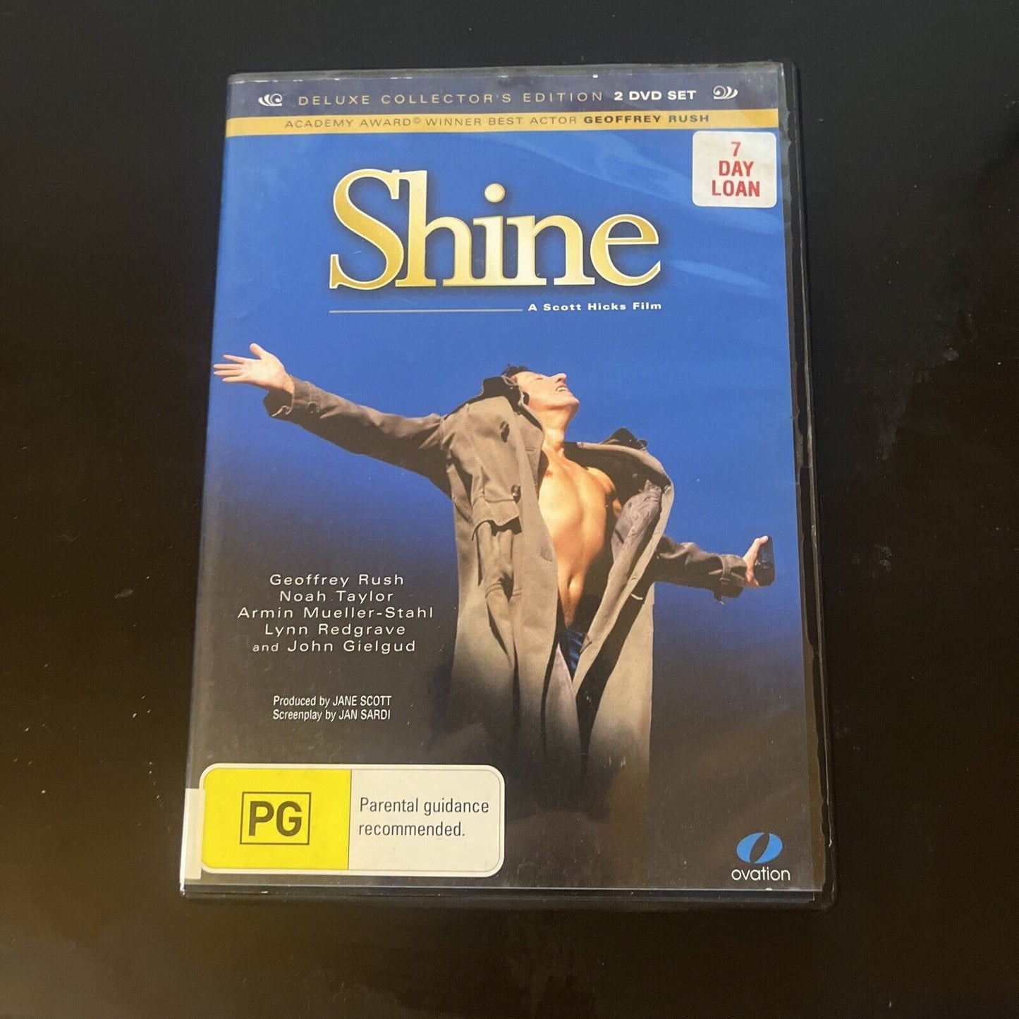 Shine (Deluxe Collector's Edition, DVD, 1996, 2-Disc) Geoffrey Rush All Regions