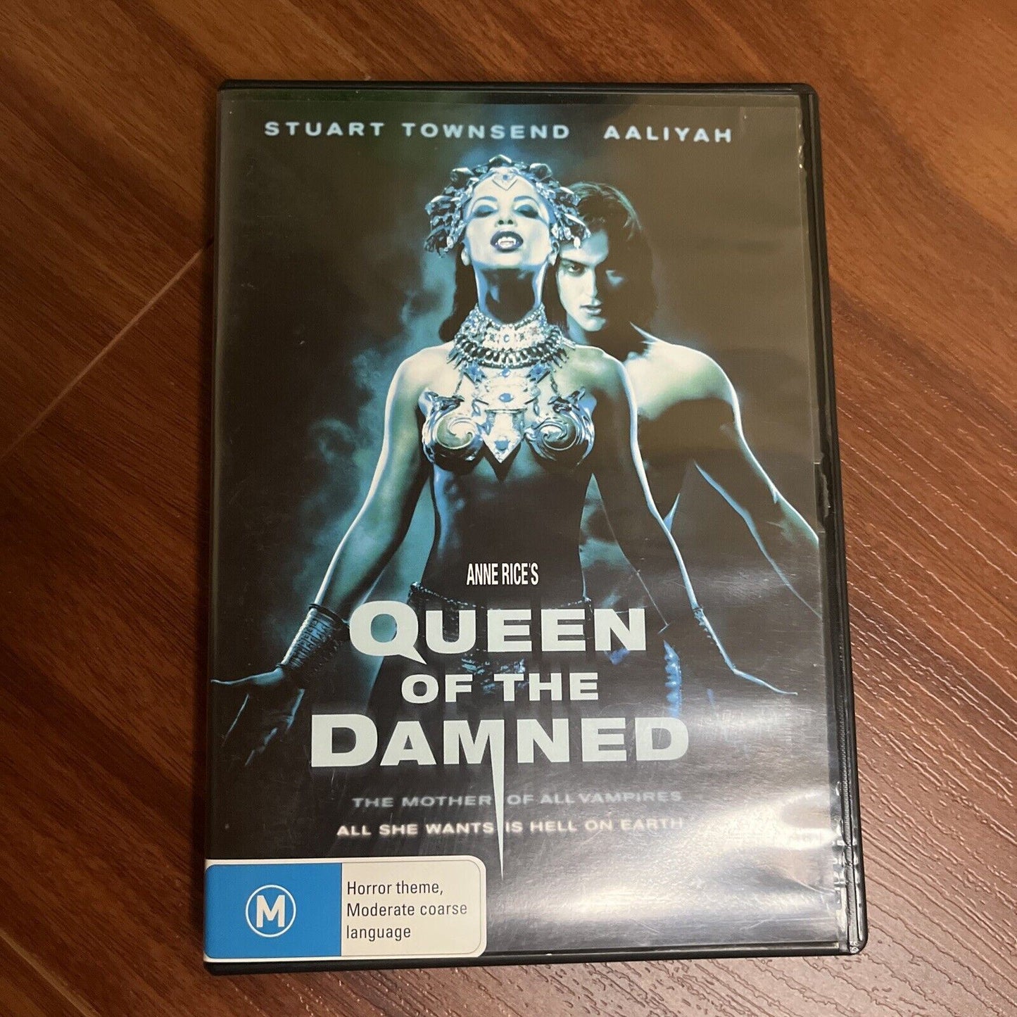 Queen Of The Damned (DVD, 2001) Stuart Townsend, Aaliyah, Vincent Perez Region 4