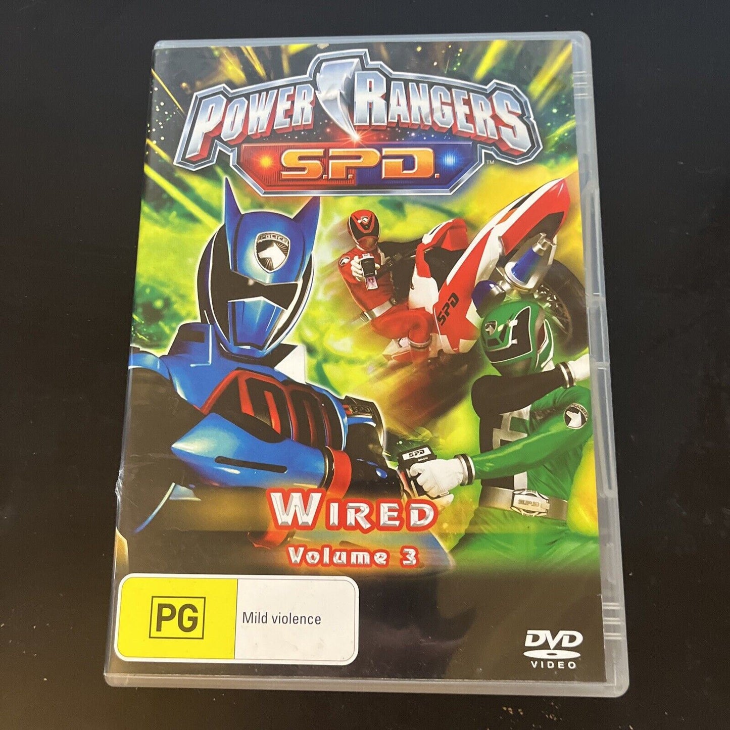 Power Rangers SPD - Wired : Vol 3 (DVD, 2005) Brandon Jay McLaren Region 4