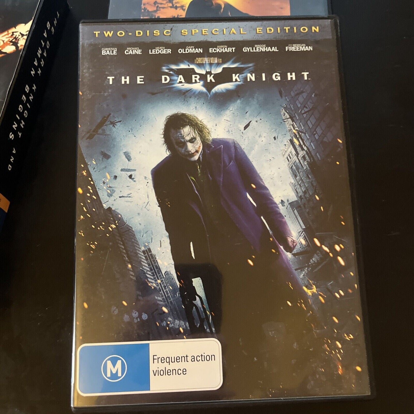 Batman Begins / The Dark Knight (DVD, 2008, 4-Disc) Region 4