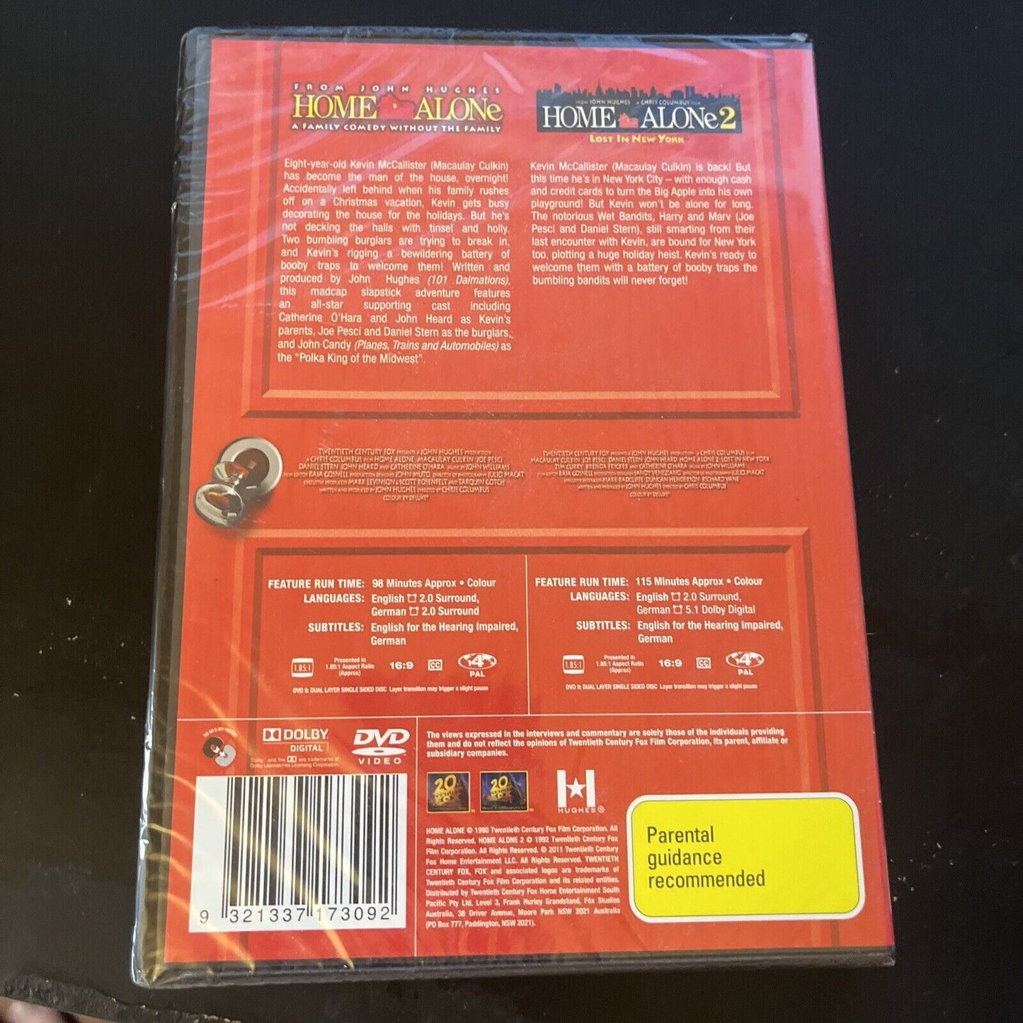 *New Sealed* Home Alone  / Home Alone 2 - Lost In New York (DVD, 1990) Region 4