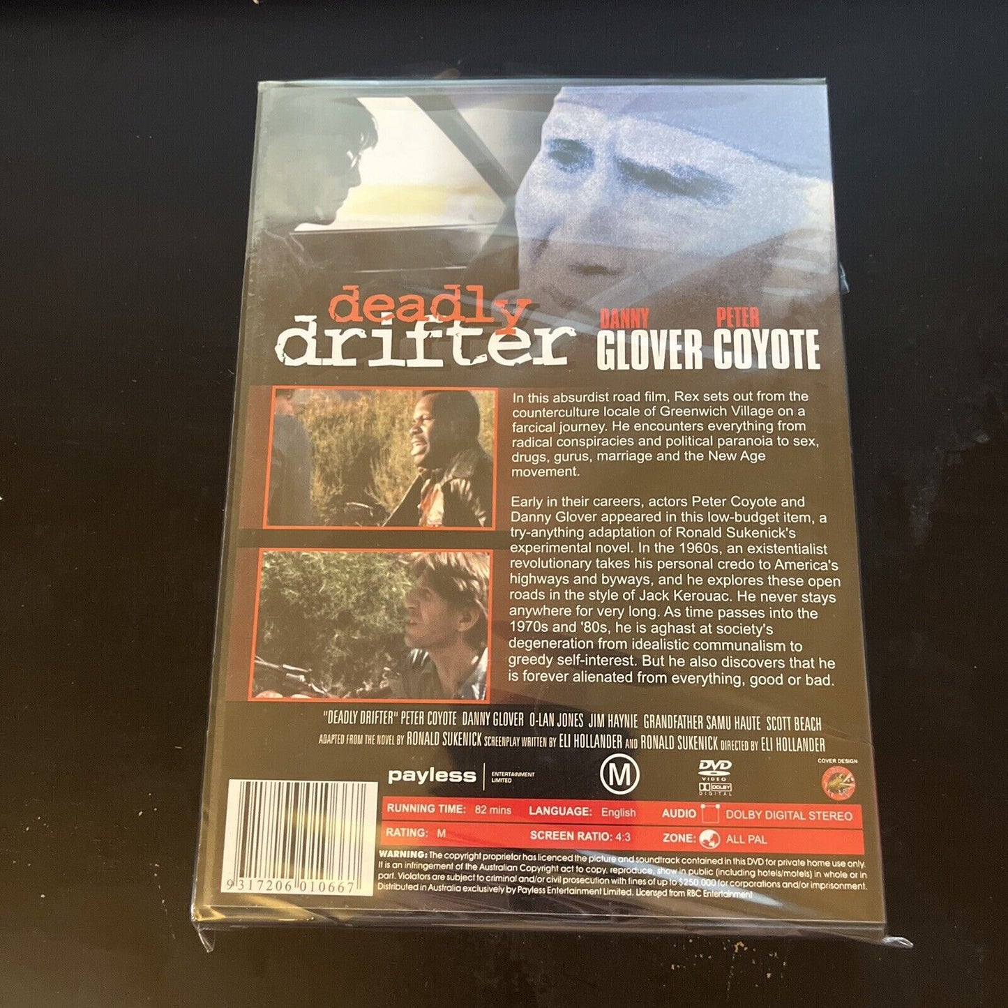 Deadly Drifter (DVD, 1982) NEW Danny Glover, Peter Coyote All Regions