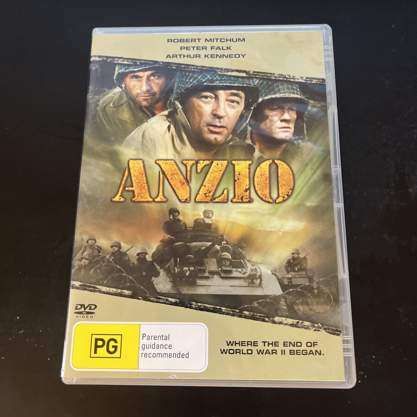 Anzio (DVD, 1968) Robert Mitchum, Peter Falk, Arthur Kennedy Region 4