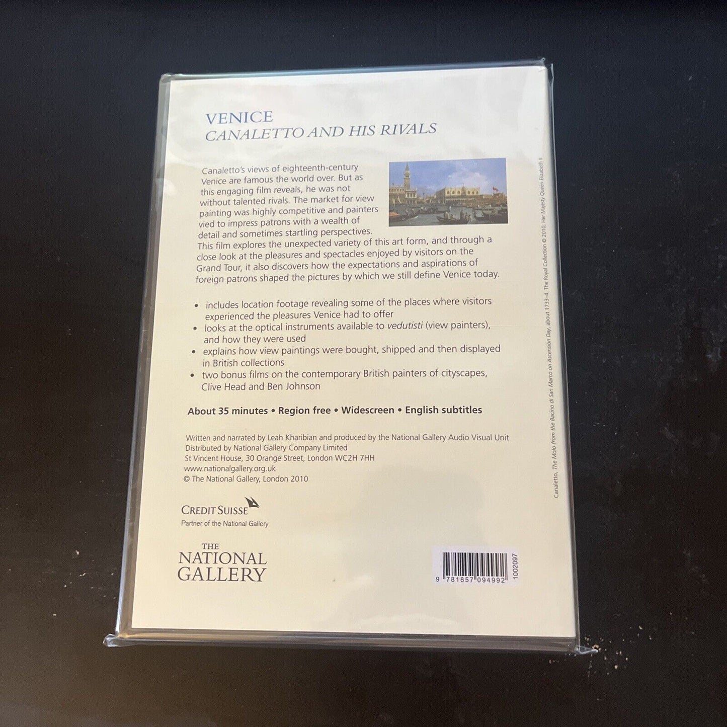 Venice: Canaletto and His Rivals by Leah Kharibian (DVD, 2011) NEW All Regions