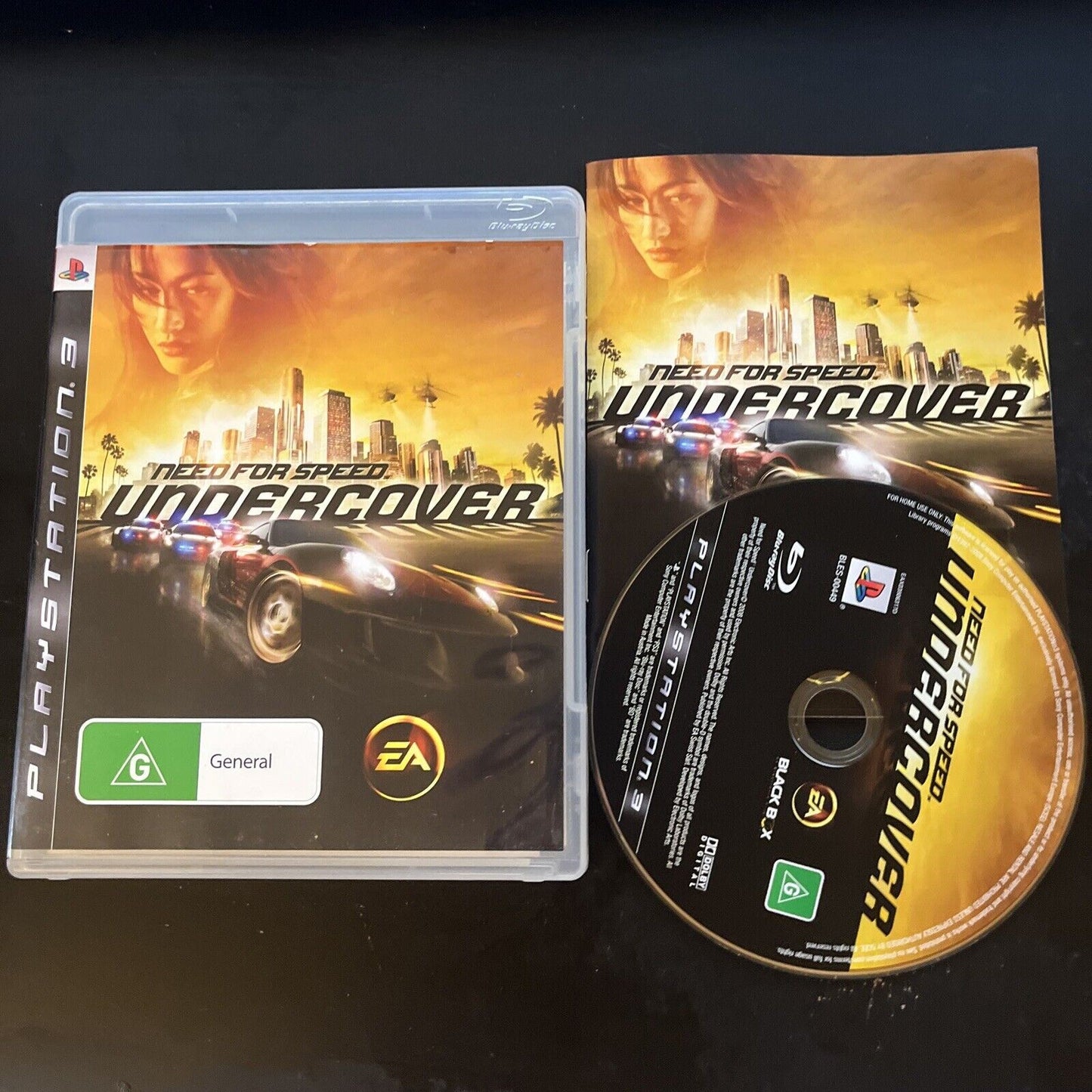 Need For Speed UNDERCOVER PlayStation 3 Game PS3 Complete with Manual