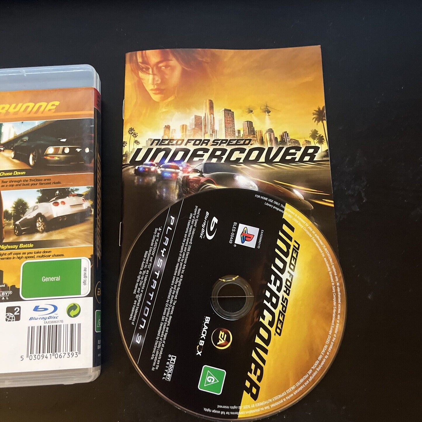 Need For Speed UNDERCOVER PlayStation 3 Game PS3 Complete with Manual