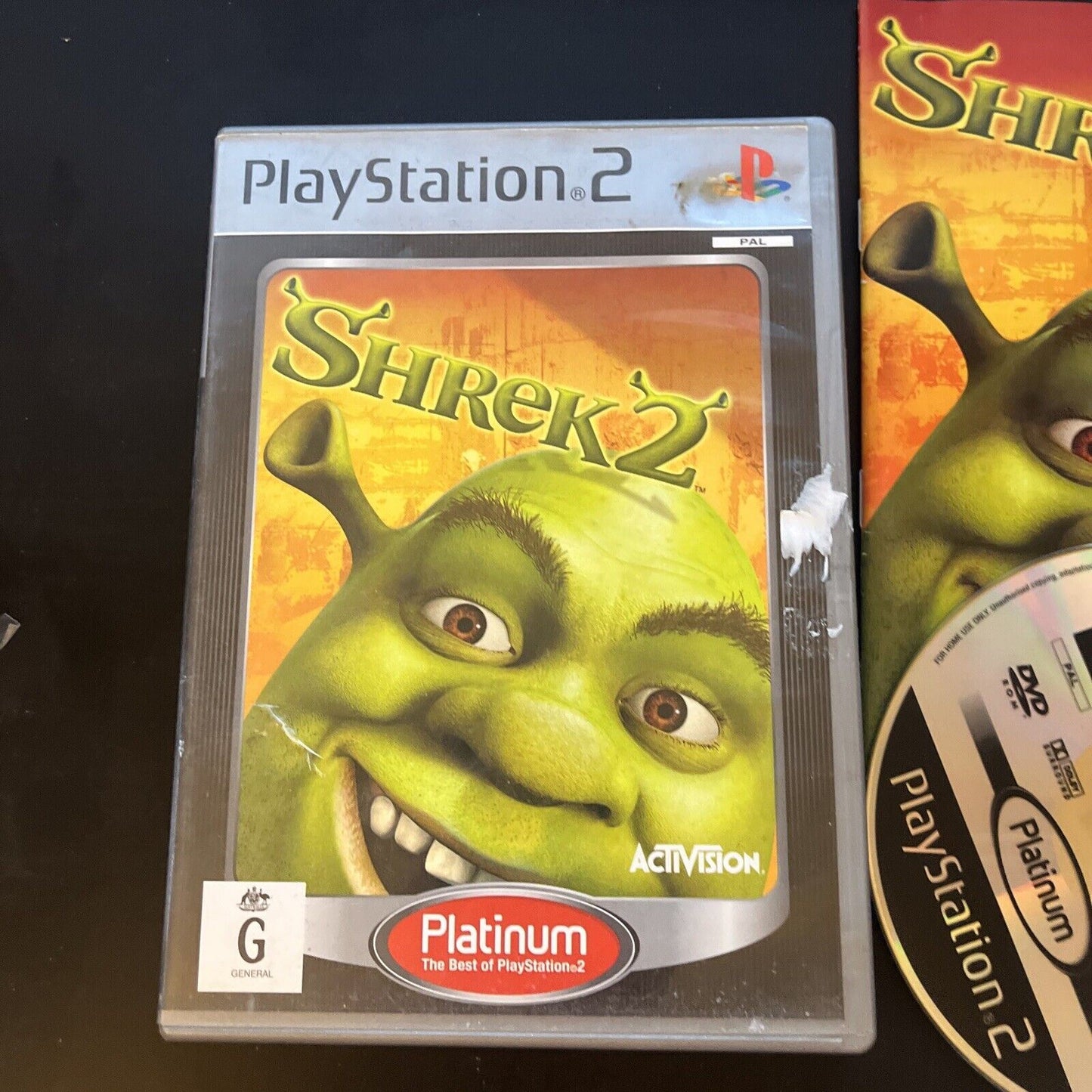 Shrek 2 (Sony PlayStation 2, PS2) PAL Game Complete With Manual -