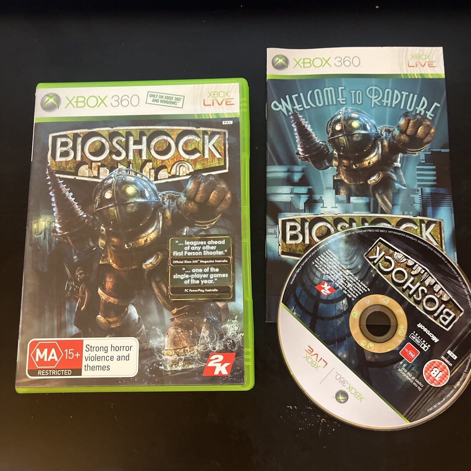 Bioshock Xbox 360 with Manual PAL – Retro Unit