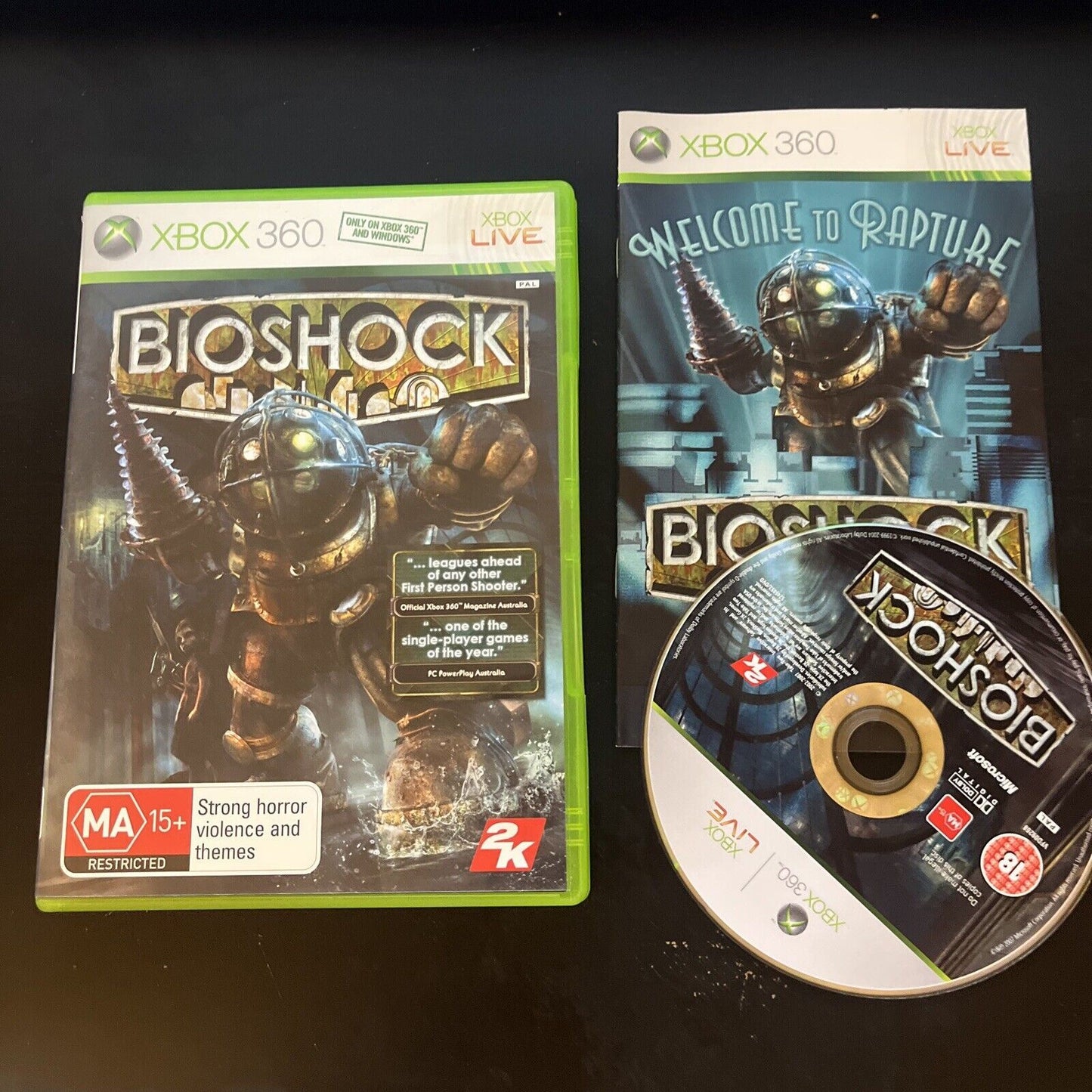 Bioshock Xbox 360 with Manual PAL