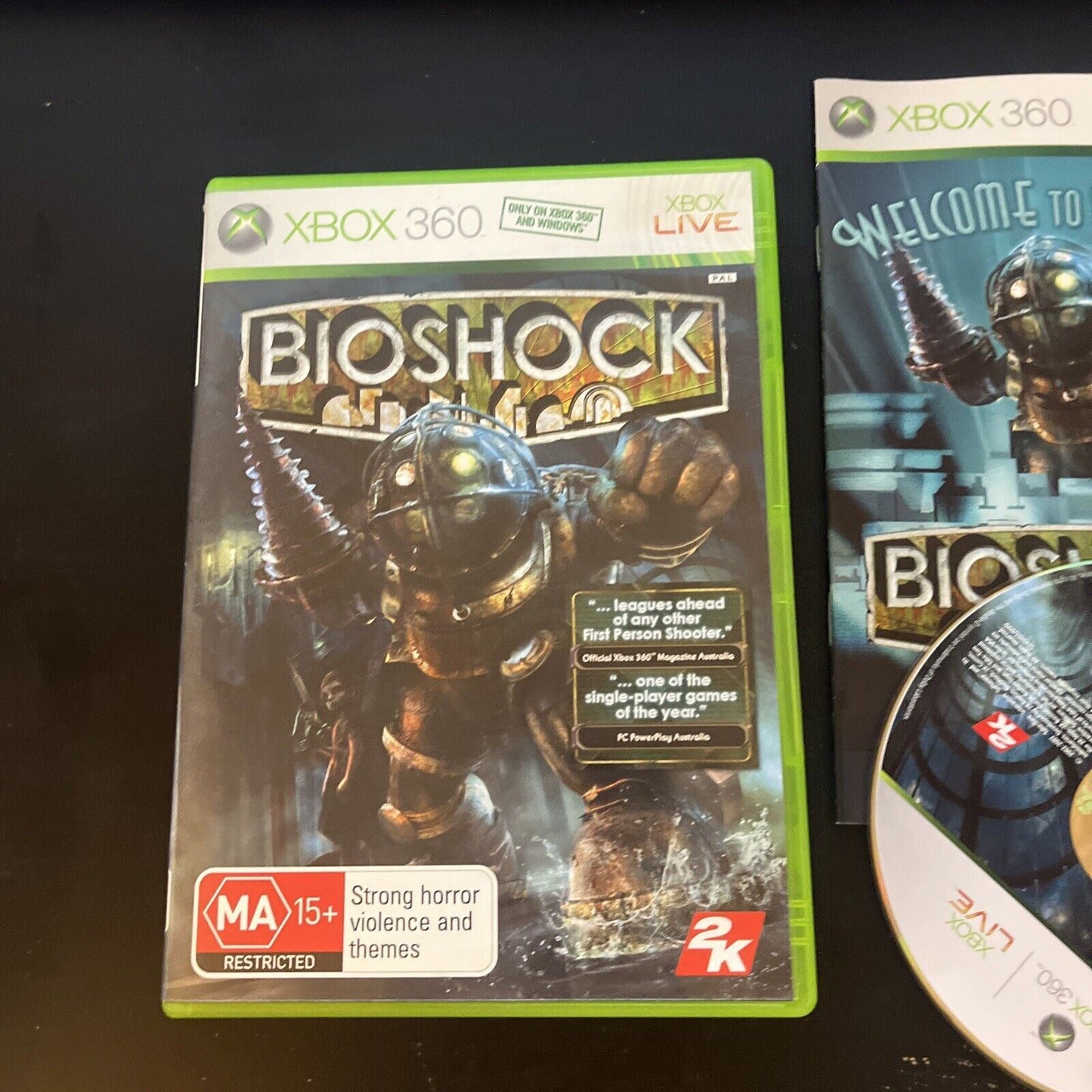 Bioshock Xbox 360 with Manual PAL