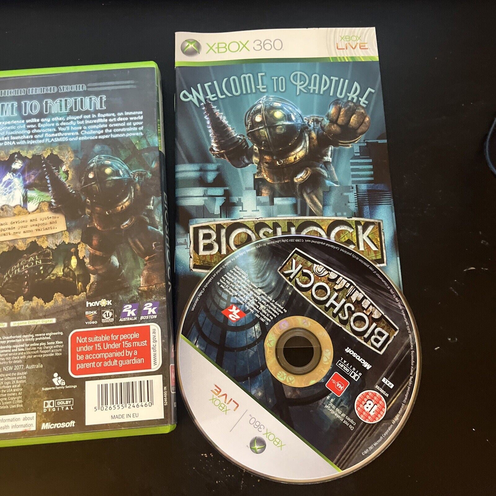 Bioshock Xbox 360 with Manual PAL – Retro Unit