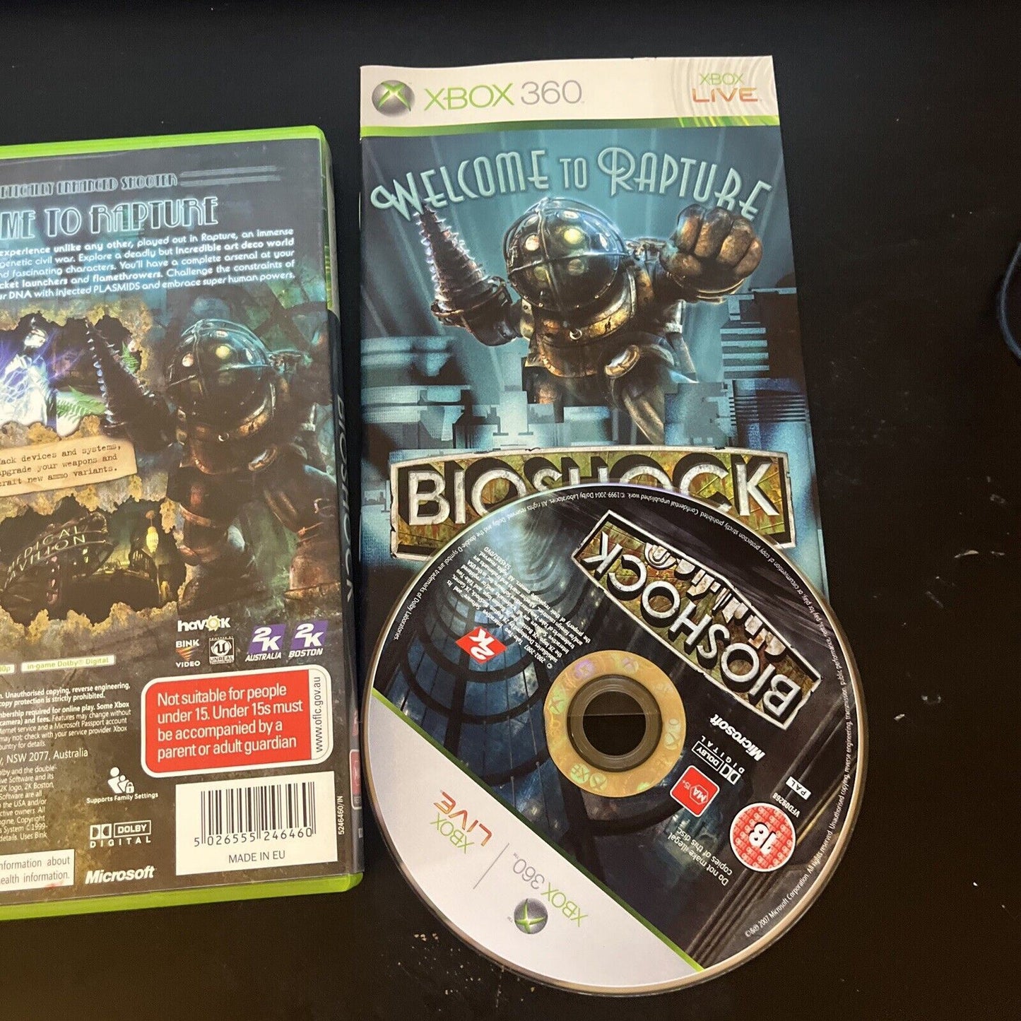 Bioshock Xbox 360 with Manual PAL