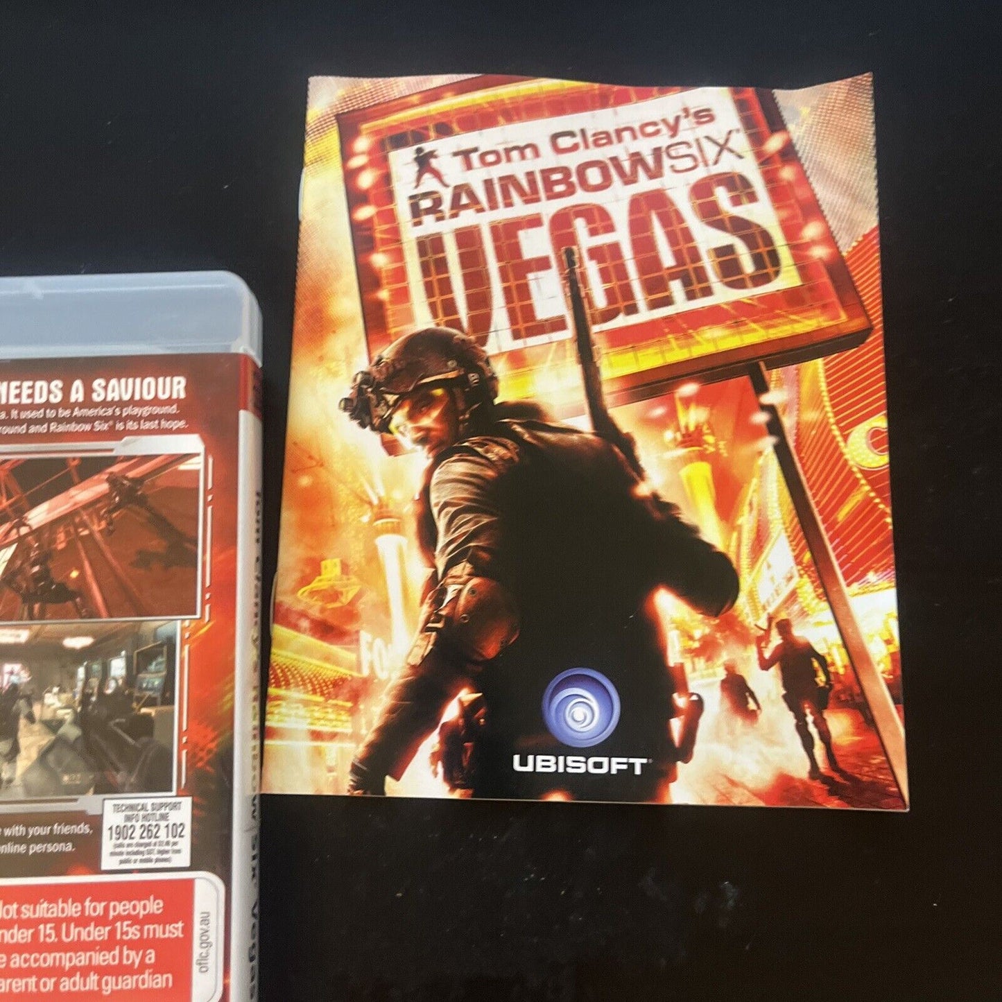 Tom Clancy's Rainbow Six Vegas PlayStation 3 PS3 - Complete With Manual