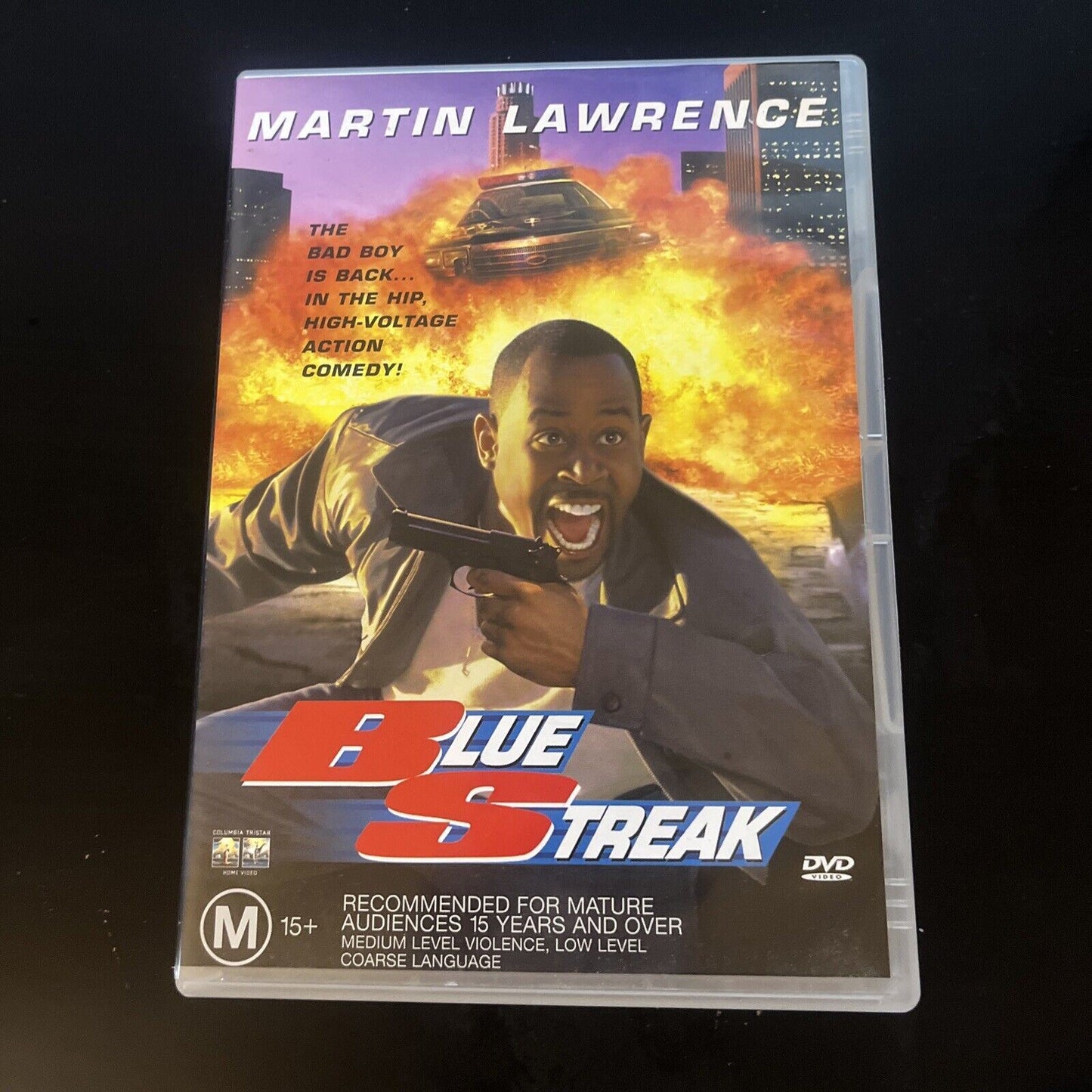 Blue Streak (DVD, 1999) Martin Lawrence, Luke Wilson, Dave Chappelle  Region 4