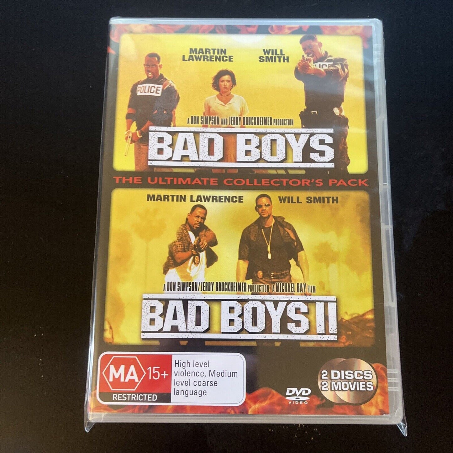 Bad Boys / Bad Boys 2 (Ultimate Collector's Edition (DVD, 2003) NEW Region 4
