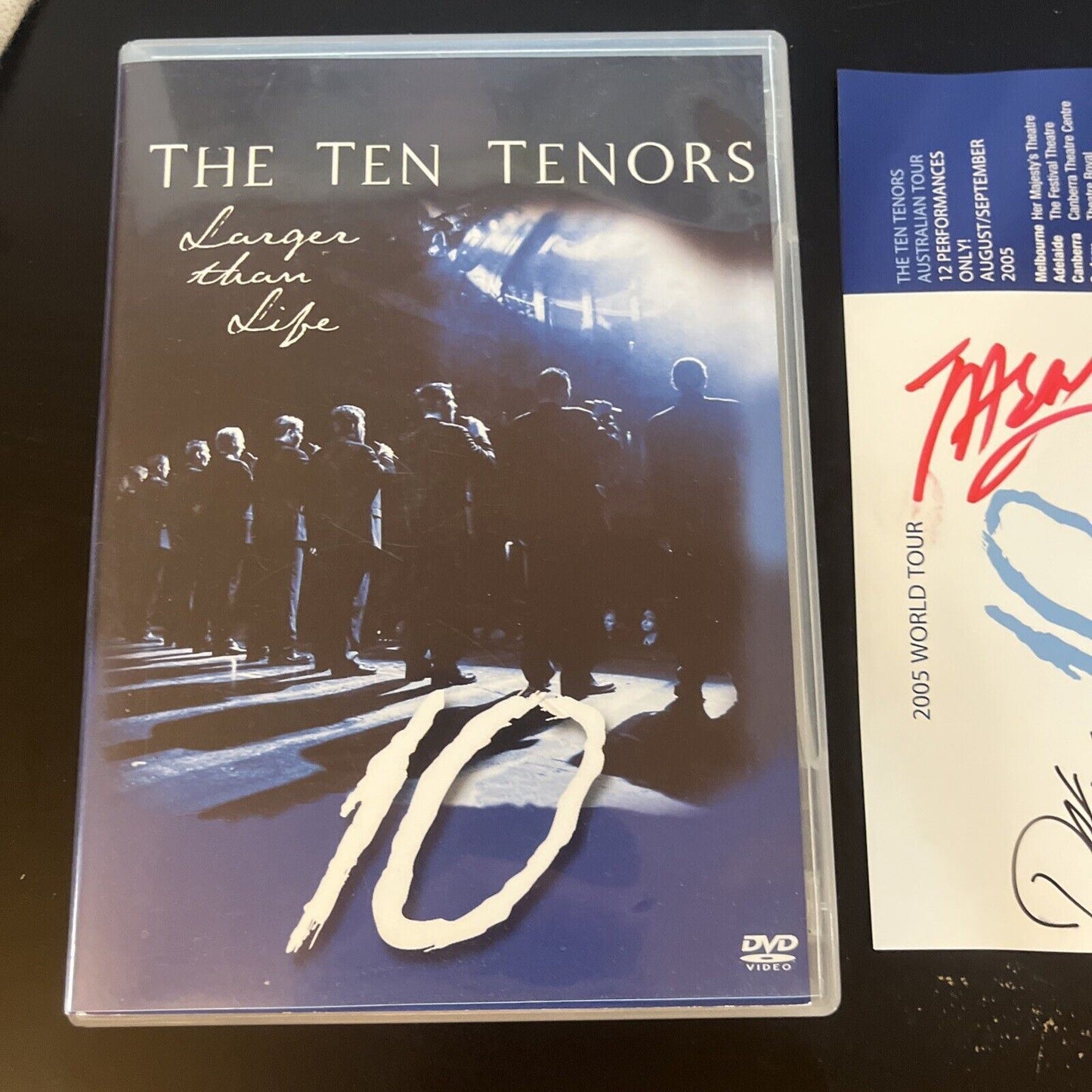 The Ten Tenors - Larger Than Life (DVD, 2004) All Regions *with 4 autographs*