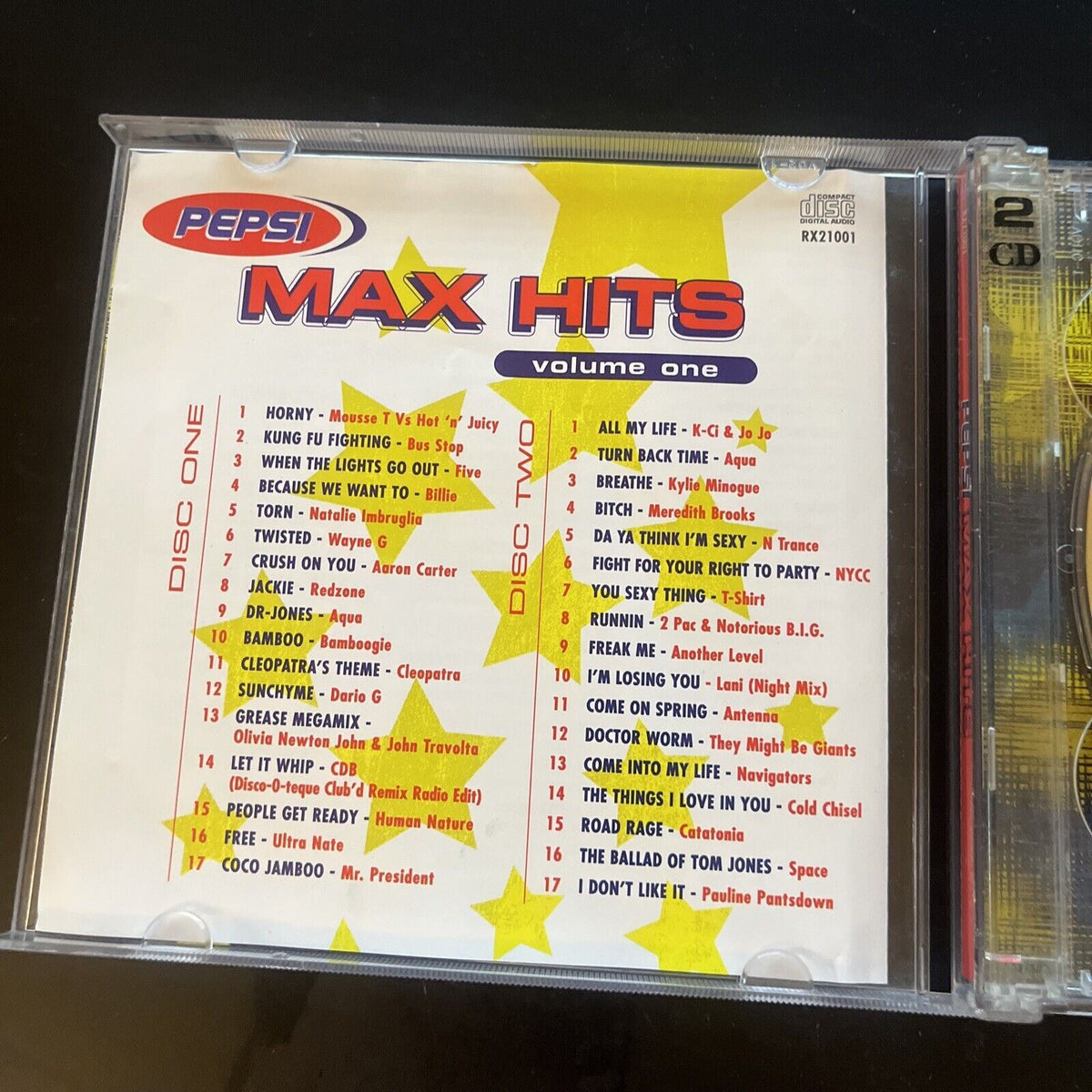 Pepsi Max Hits - Volume 1 by Various Artists (CD, 2000, 2-Disc) – Retro ...