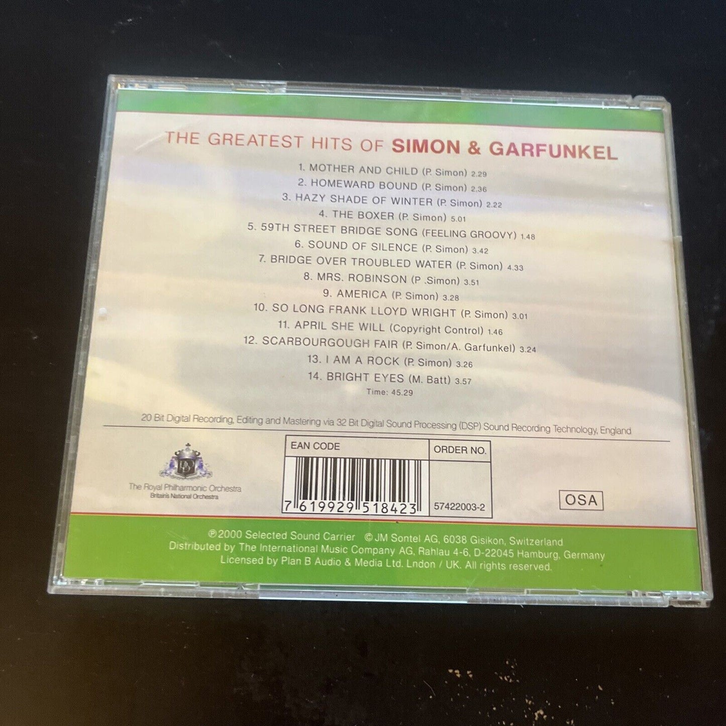The Royal Philharmonic Orchestra - The Greatest Hits of Simon & Garfunkel (CD)