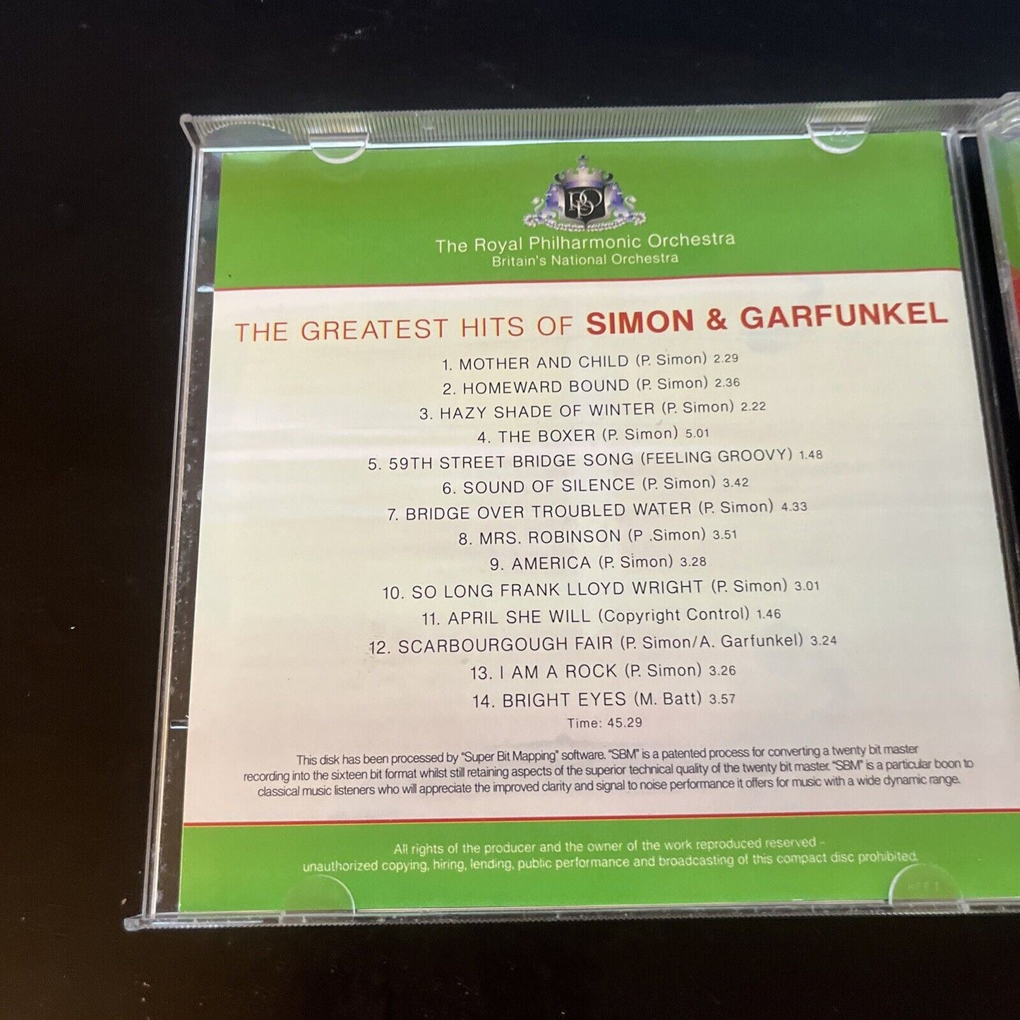 The Royal Philharmonic Orchestra - The Greatest Hits of Simon & Garfunkel (CD)
