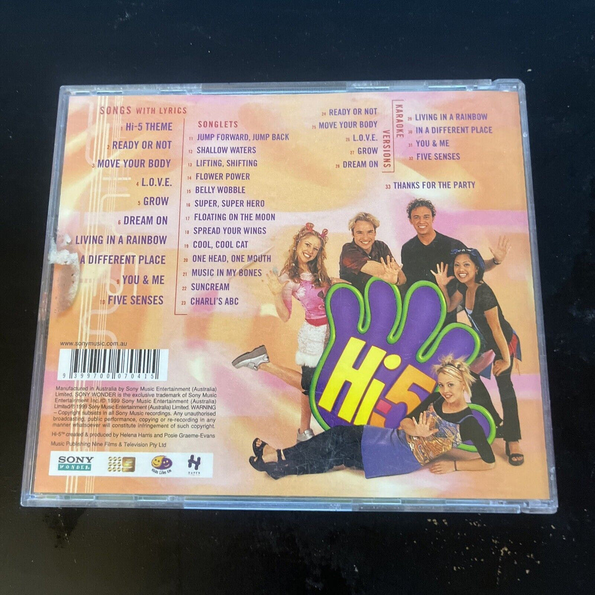 Jump Hi5 Hi-5 - Jump and Jive With Hi-5 (CD, 2004) – Retro Unit