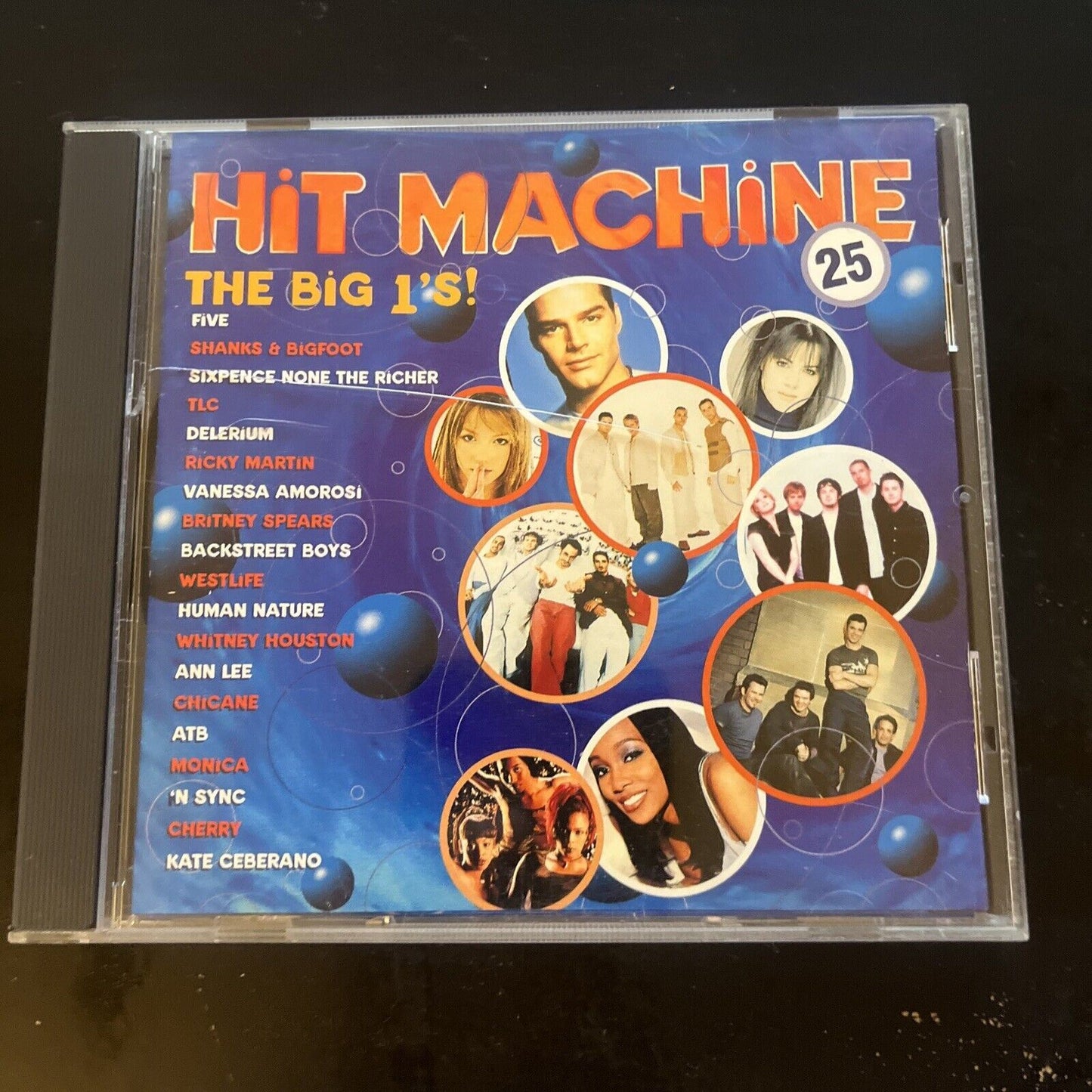 Hit Machine 25 - Various Hits Artists (CD, 1999) Britney Spears Jennifer Lopez