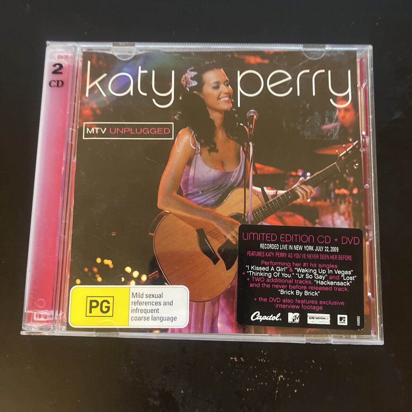 Katy Perry - MTV Unplugged (CD & DVD, 2009, 2-Disc)