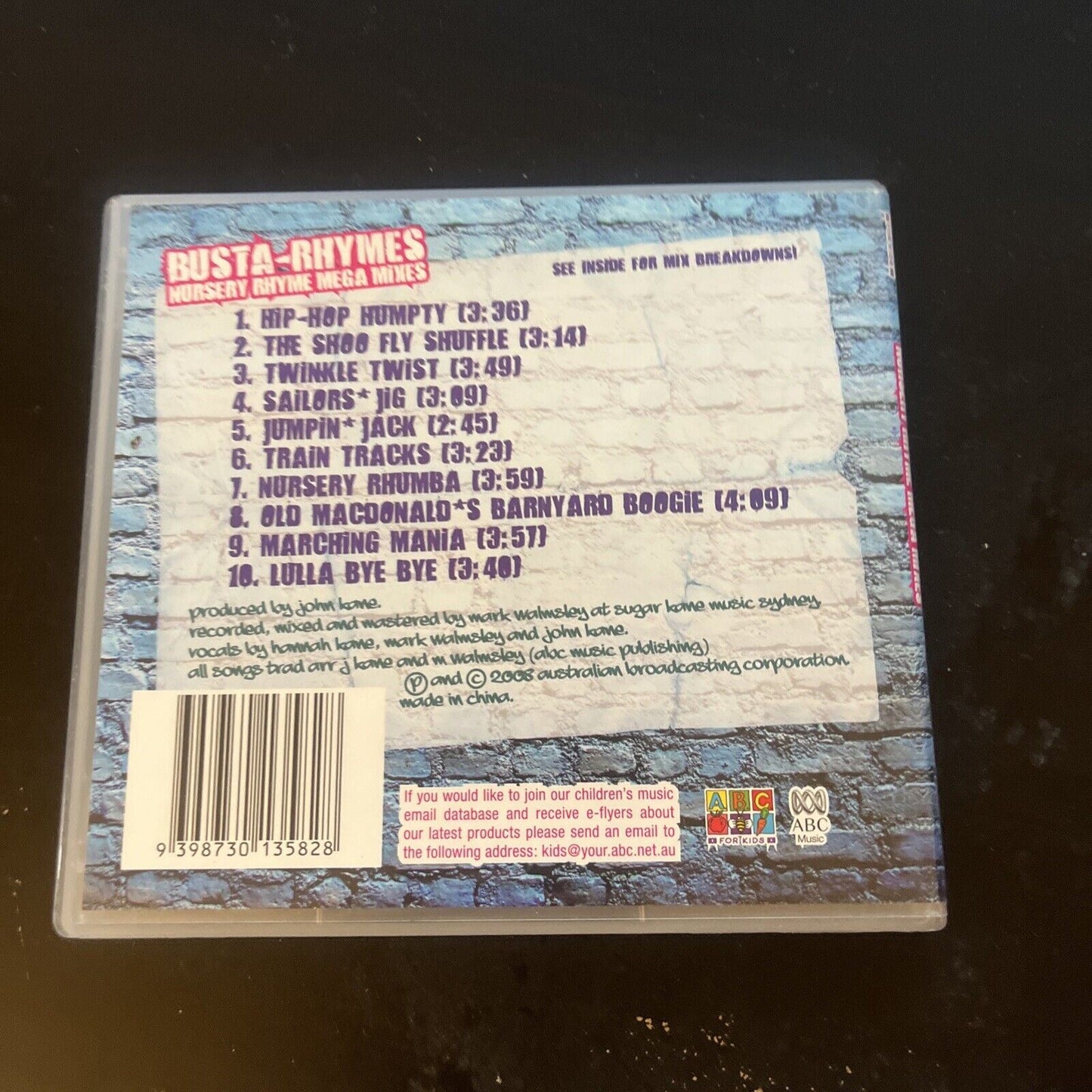 ABC for Kids - Busta-Rhymes Nursery Rhyme Mixes (CD, 2008)