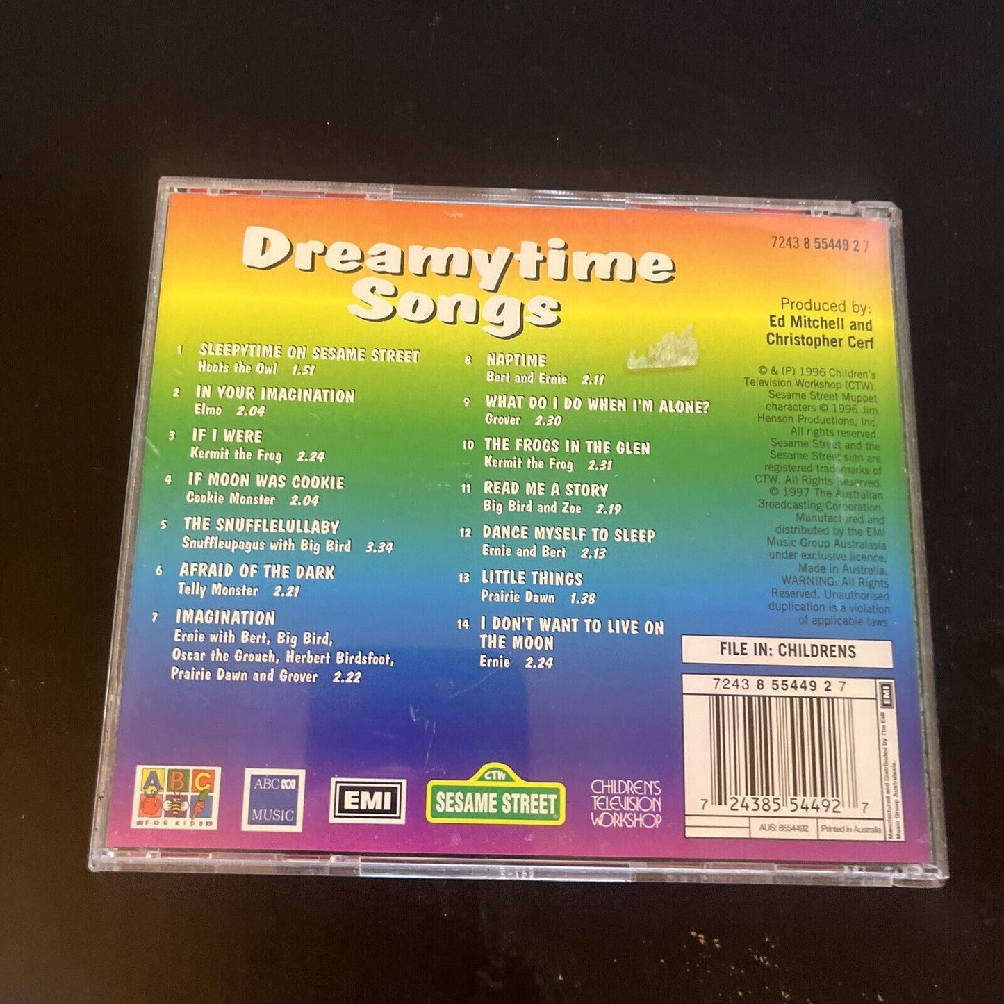 Sesame Street - Dreamytime Songs (CD, 1996)