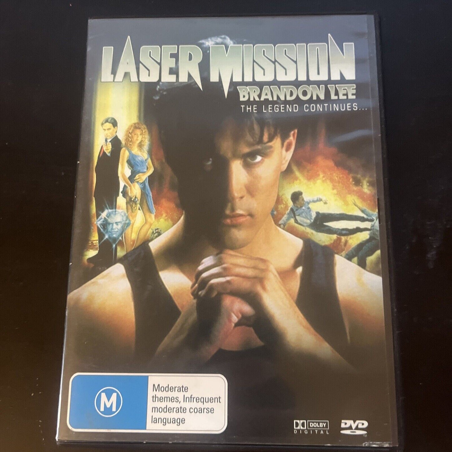 Laser Mission (DVD, 1989) Brandon Lee Region 4