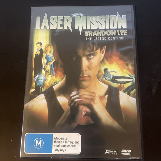 Laser Mission (DVD, 1989) Brandon Lee Region 4