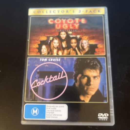 Coyote Ugly / Cocktail (DVD, 2000, 2-Disc) Piper Perabo, Adam Garcia, Region 4