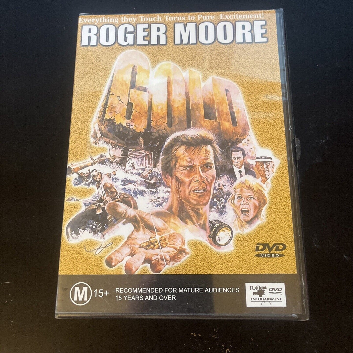 *New Sealed* Gold (DVD, 1974) Roger Moore All Regions