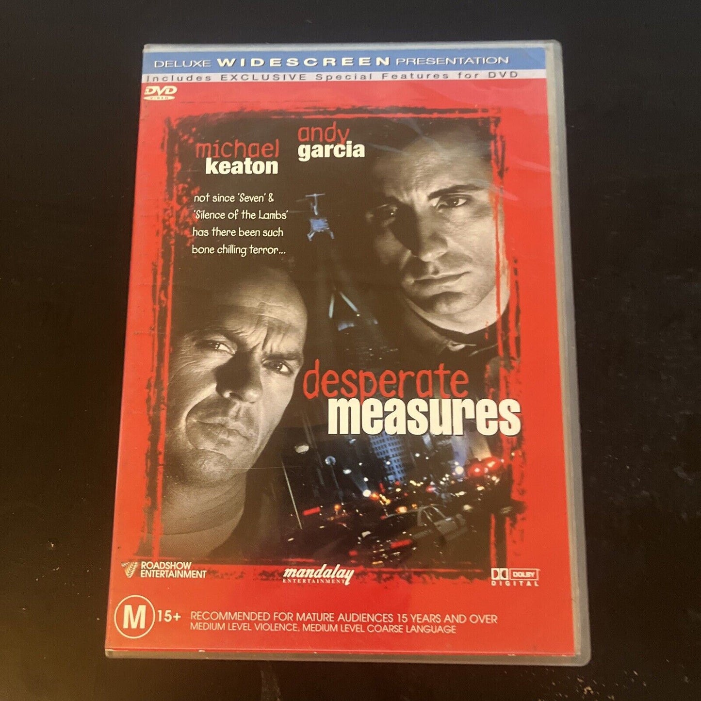 Desperate Measures (DVD, 1997) Michael Keaton, Andy Garcia, Brian Cox Region 4