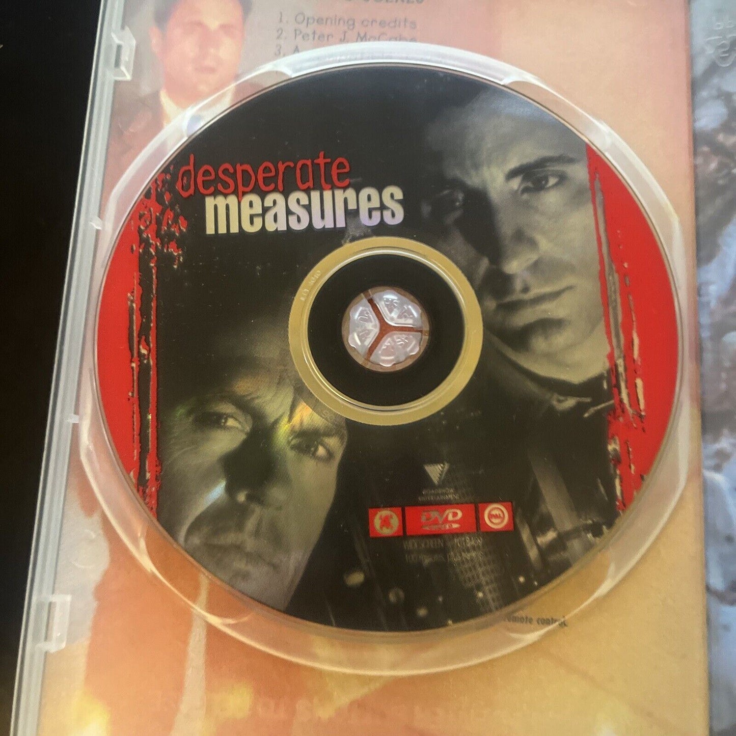 Desperate Measures (DVD, 1997) Michael Keaton, Andy Garcia, Brian Cox Region 4