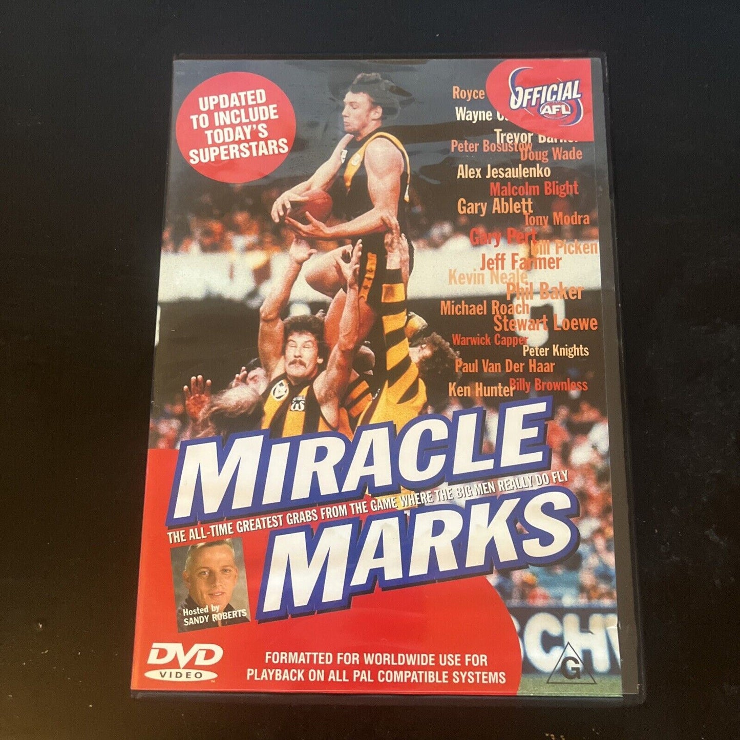 Miracle Marks Of The AFL (DVD, 2002) Alex Jesaulenko, Gary Ablett, All Regions