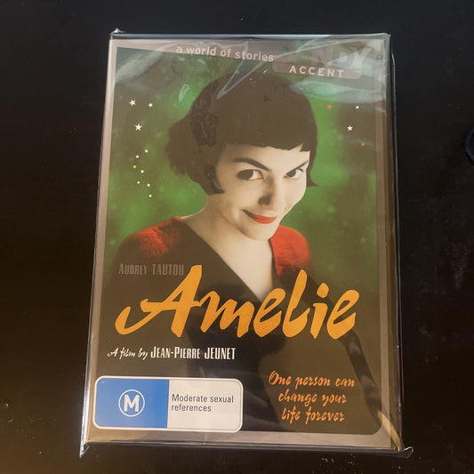 Amelie (DVD, 2001) Audrey Tautou, Mathieu Kassovitz, Rufus NEW Region 4
