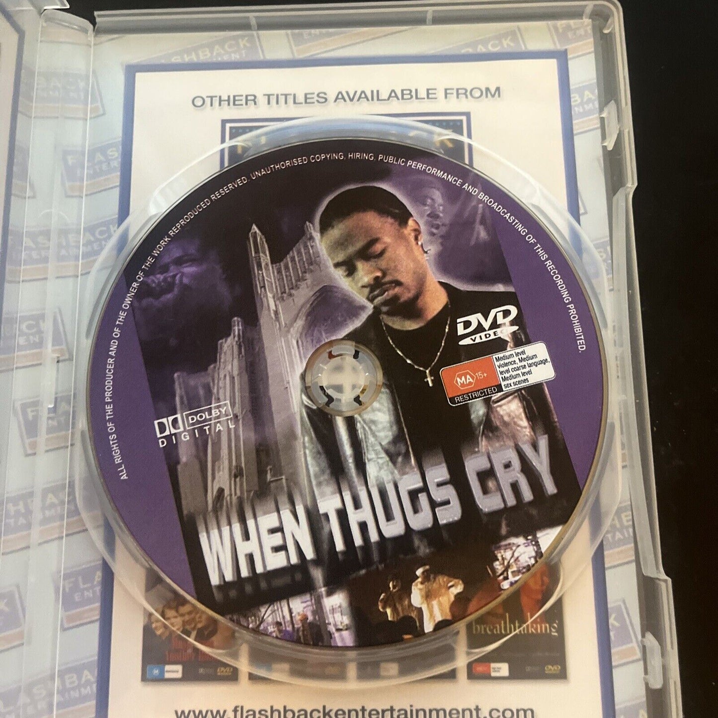 When Thugs Cry (DVD, 2003) Jah Rista, Marisa Baldwin-Woodhouse All Regions