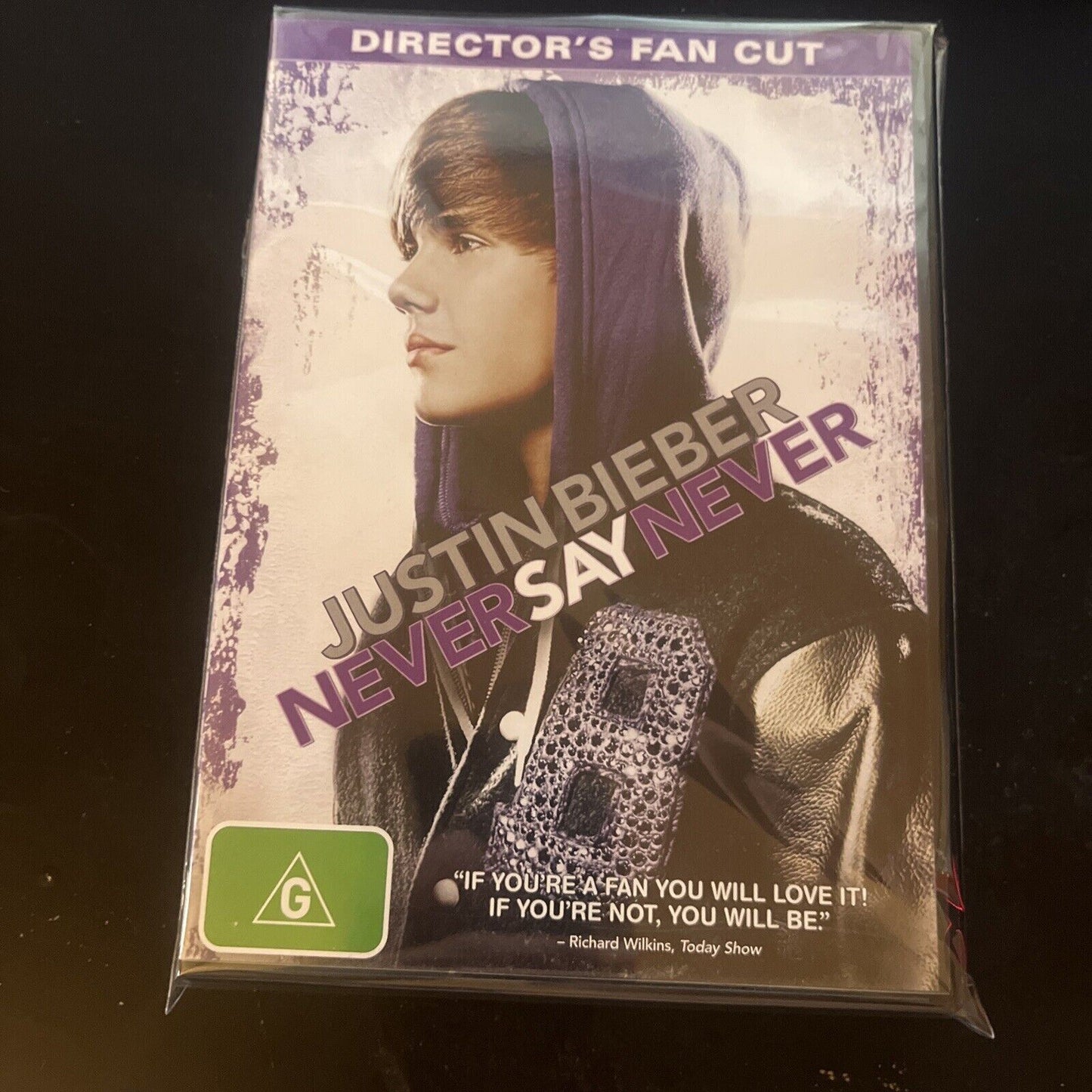 Justin Bieber - Never Say Never (Director's Cut Edition, DVD, 2010) NEW Region 4