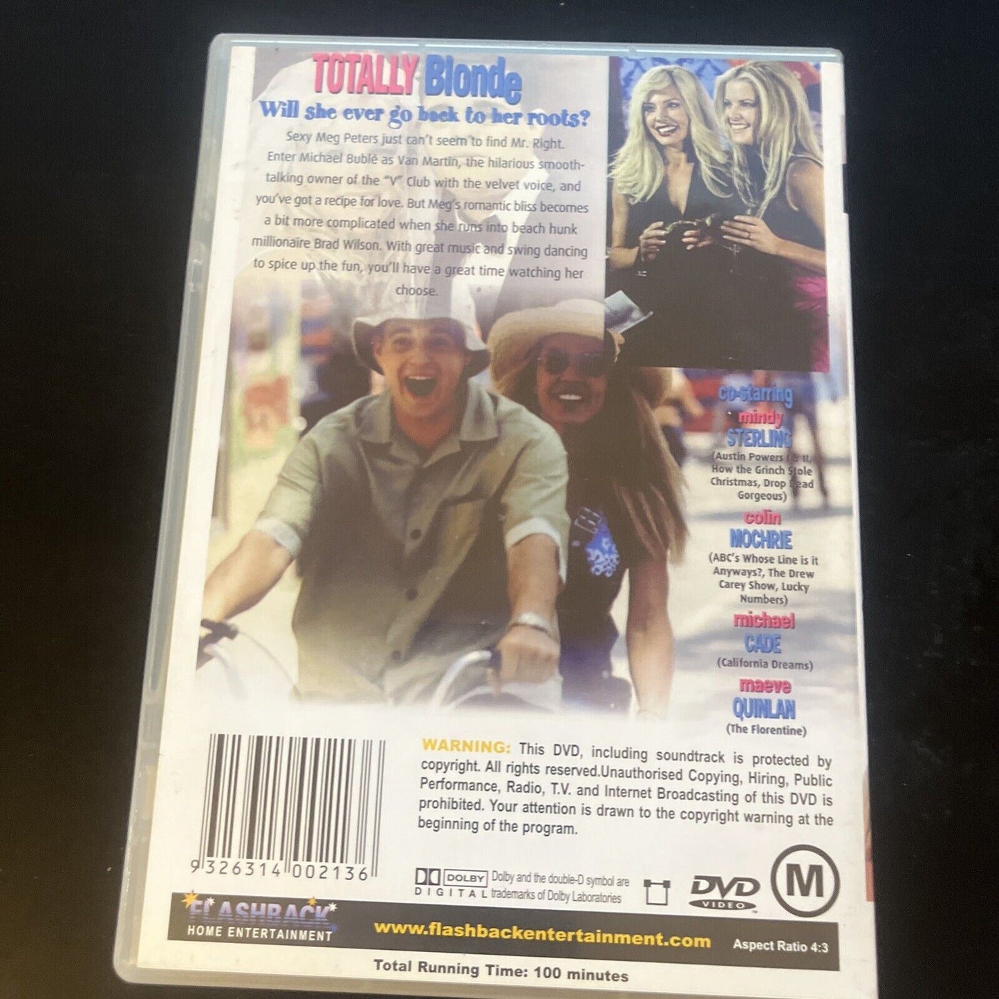 Totally Blonde (DVD, 2001) Krista Allen, Maeve Quinlan, Michael Buble All Region