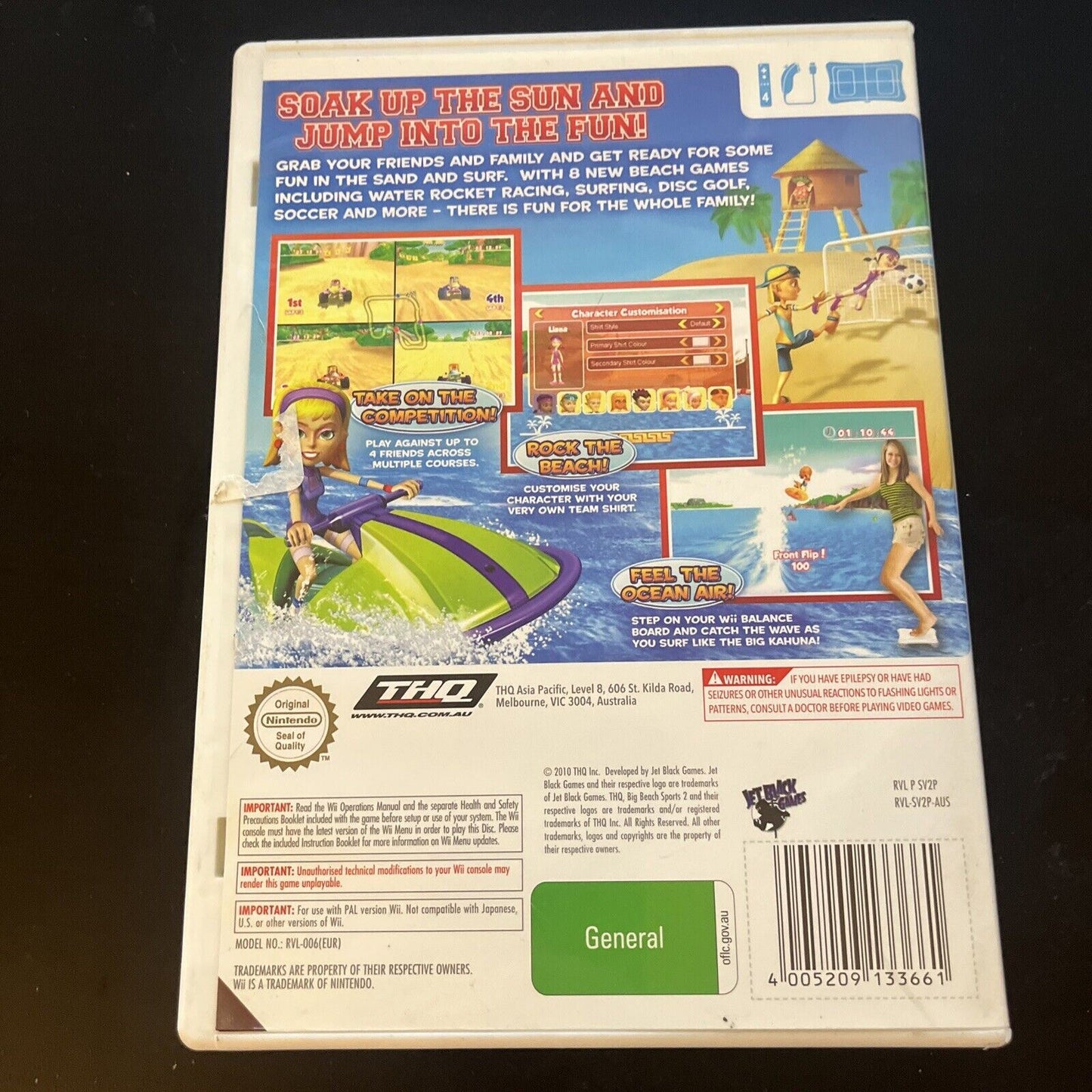 Big Beach Sports 2 Nintendo Wii Family Game PAL