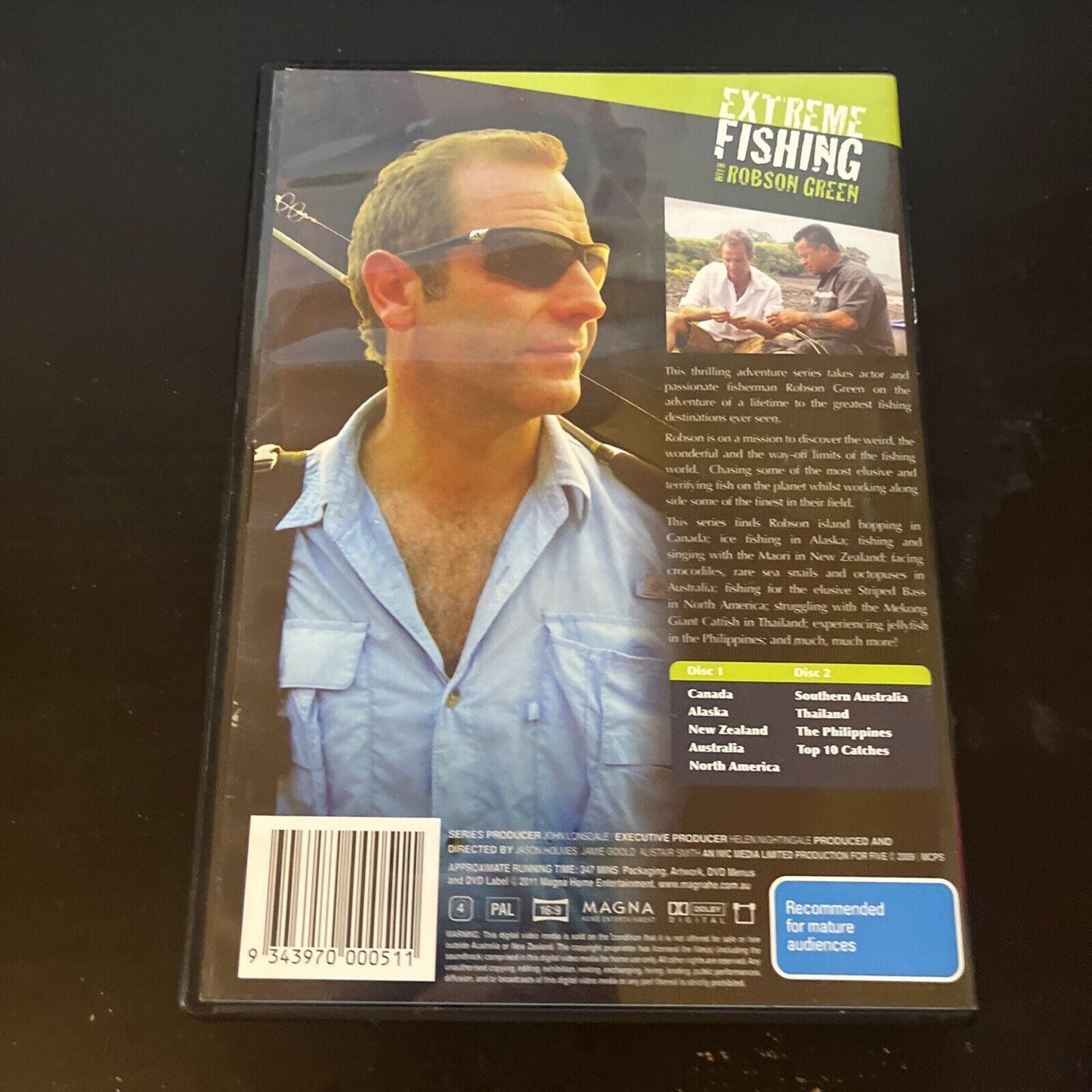 Extreme Fishing With Robson Green : Season 2 (DVD, 2009, 2-Disc) Region 4