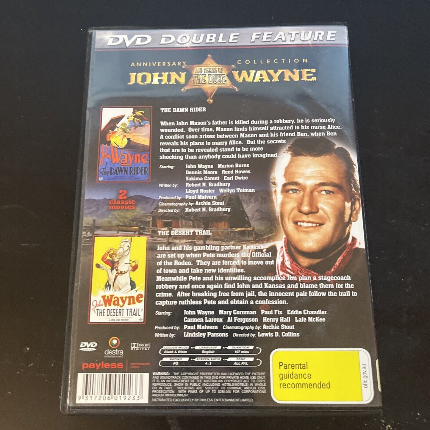 The Dawn Rider / The Desert Trail (DVD) John Wayne All Regions