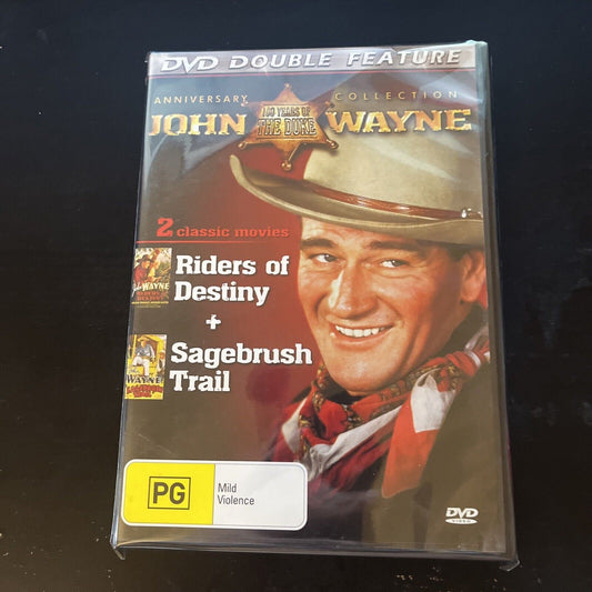 John Wayne - Riders of Destiny / Sagebrush Trail DVD NEW All Regions