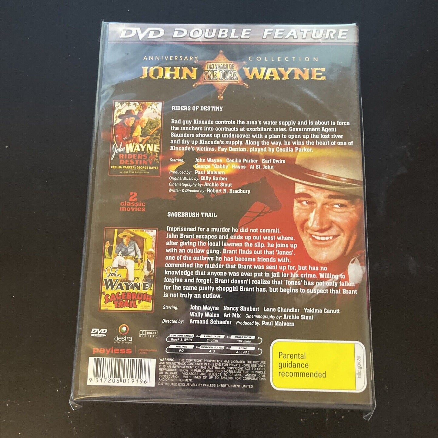 John Wayne - Riders of Destiny / Sagebrush Trail DVD NEW All Regions