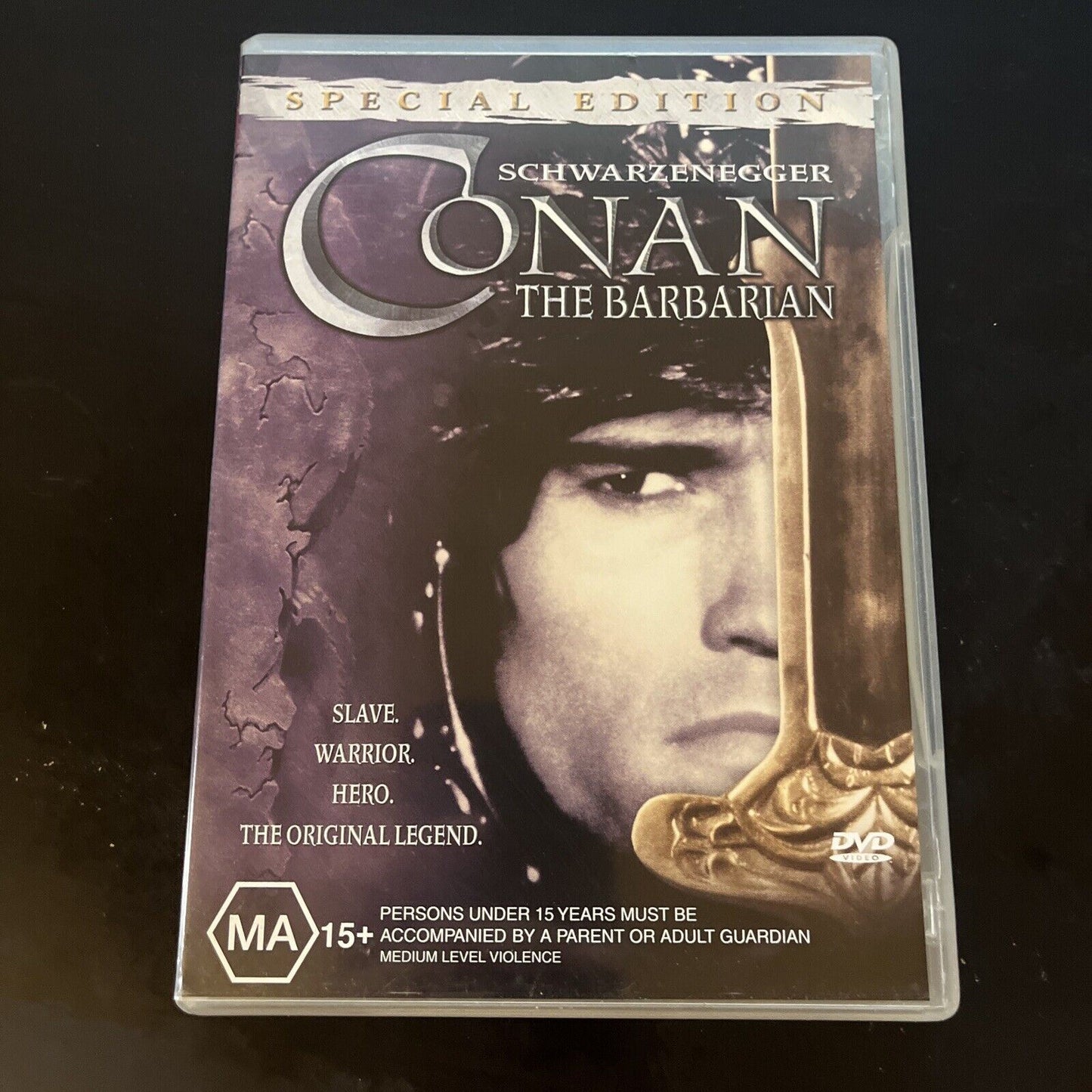 Conan The Barbarian (DVD, 1981) Arnold Schwarzenegger, James Earl Jones Region 4