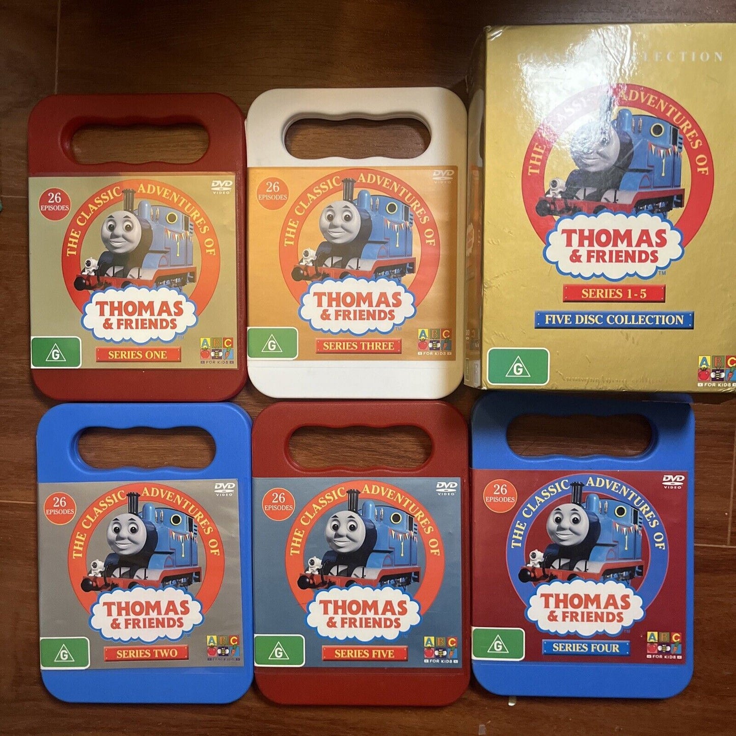 Thomas & Friends Five Disc Collection Series 1-5 (DVD, 2007, 5-Disc) Region 4