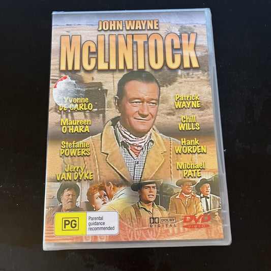 *New Sealed* McLintock (DVD, 1964) John Wayne  All Regions