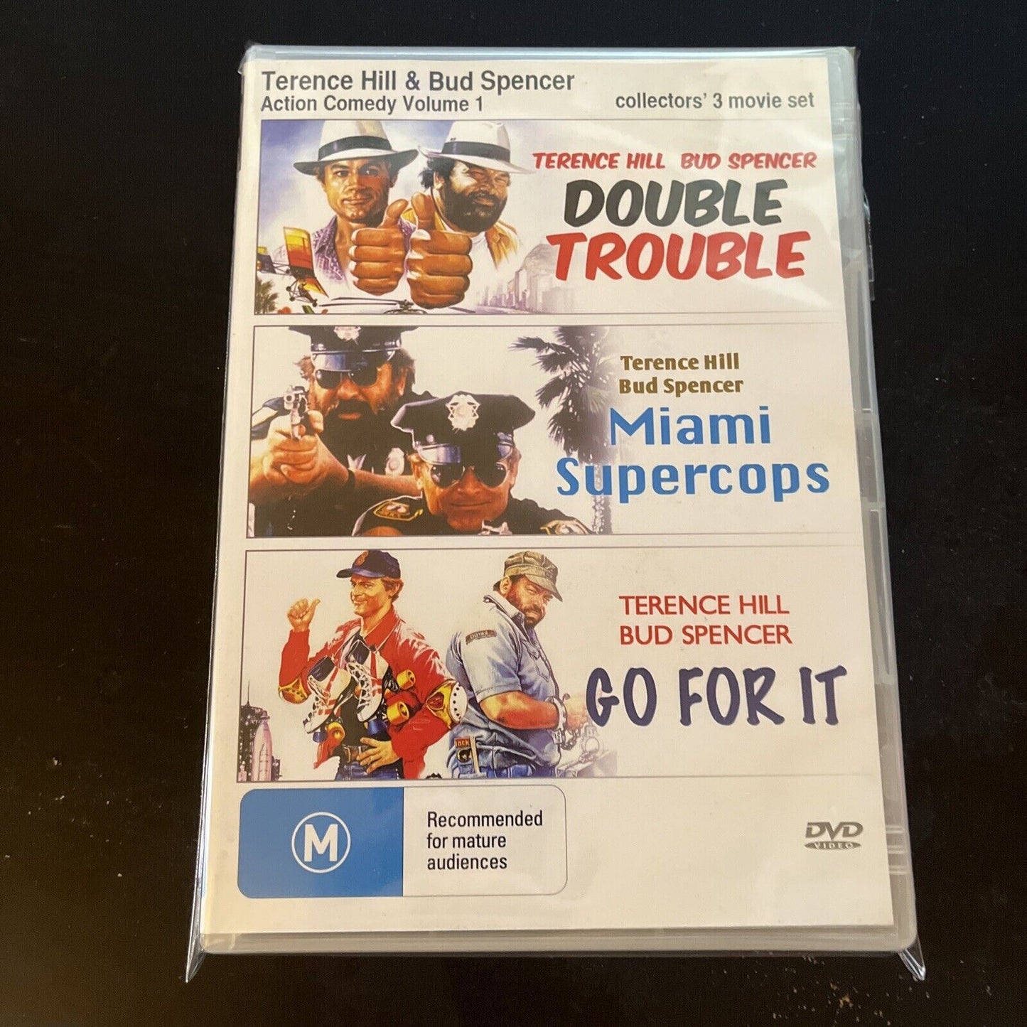 Double Trouble / Miami Supercops / Go For It (DVD) Terence Hill NEW All Regions