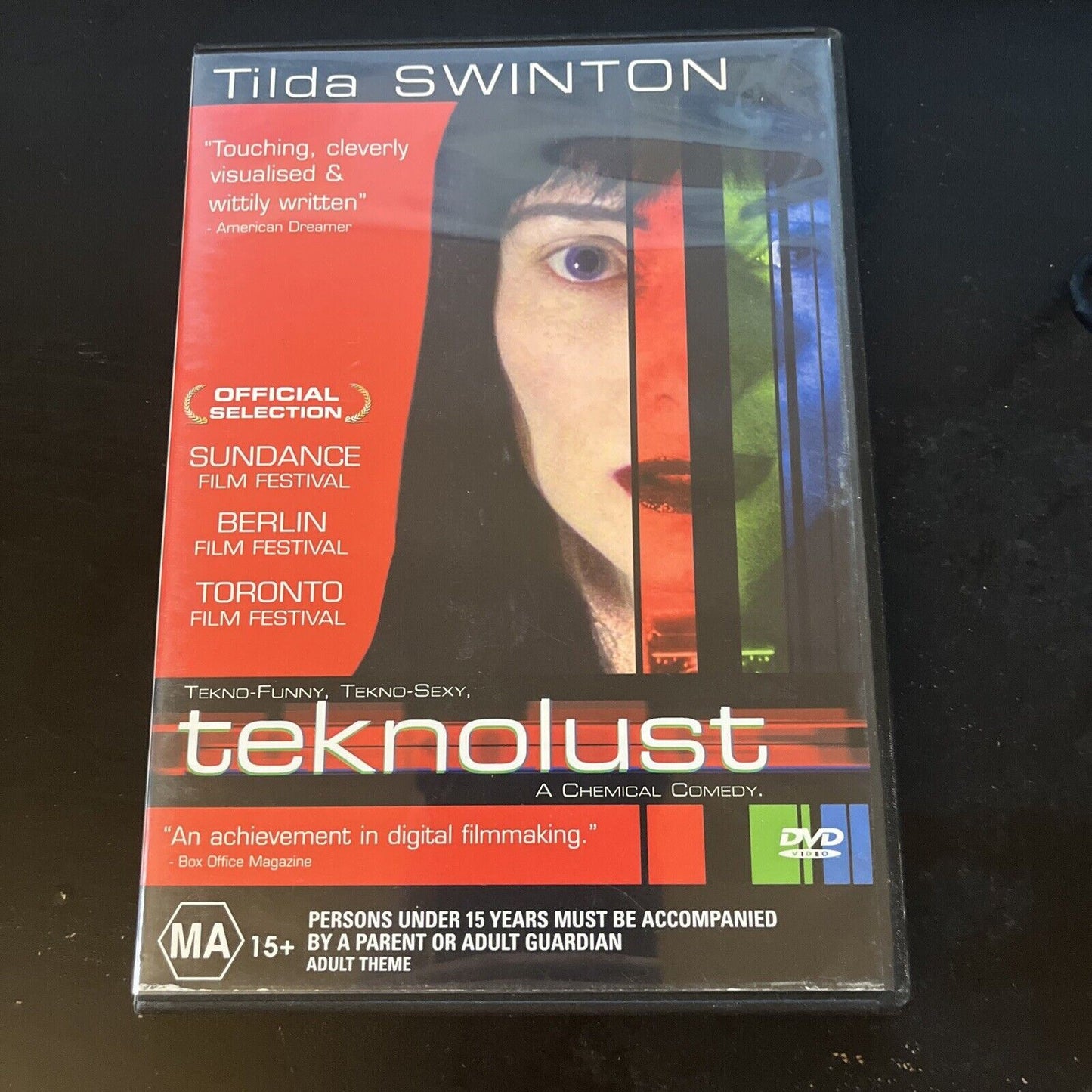 Teknolust (DVD, 2002) Tilda Swinton, Jeremy Davies, James Urbaniak Region 4